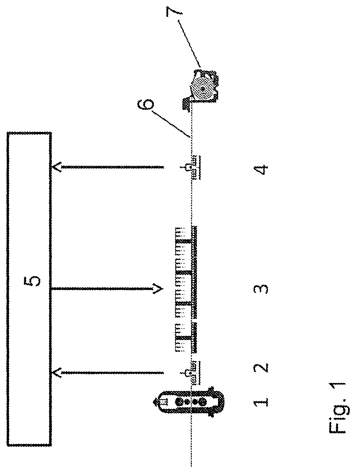 Patent US11779977 Figure 1 – Method for setting different cooling curves of rolling material over the strip width of a cooling stretch in a hot-strip mill or heavy-plate mill