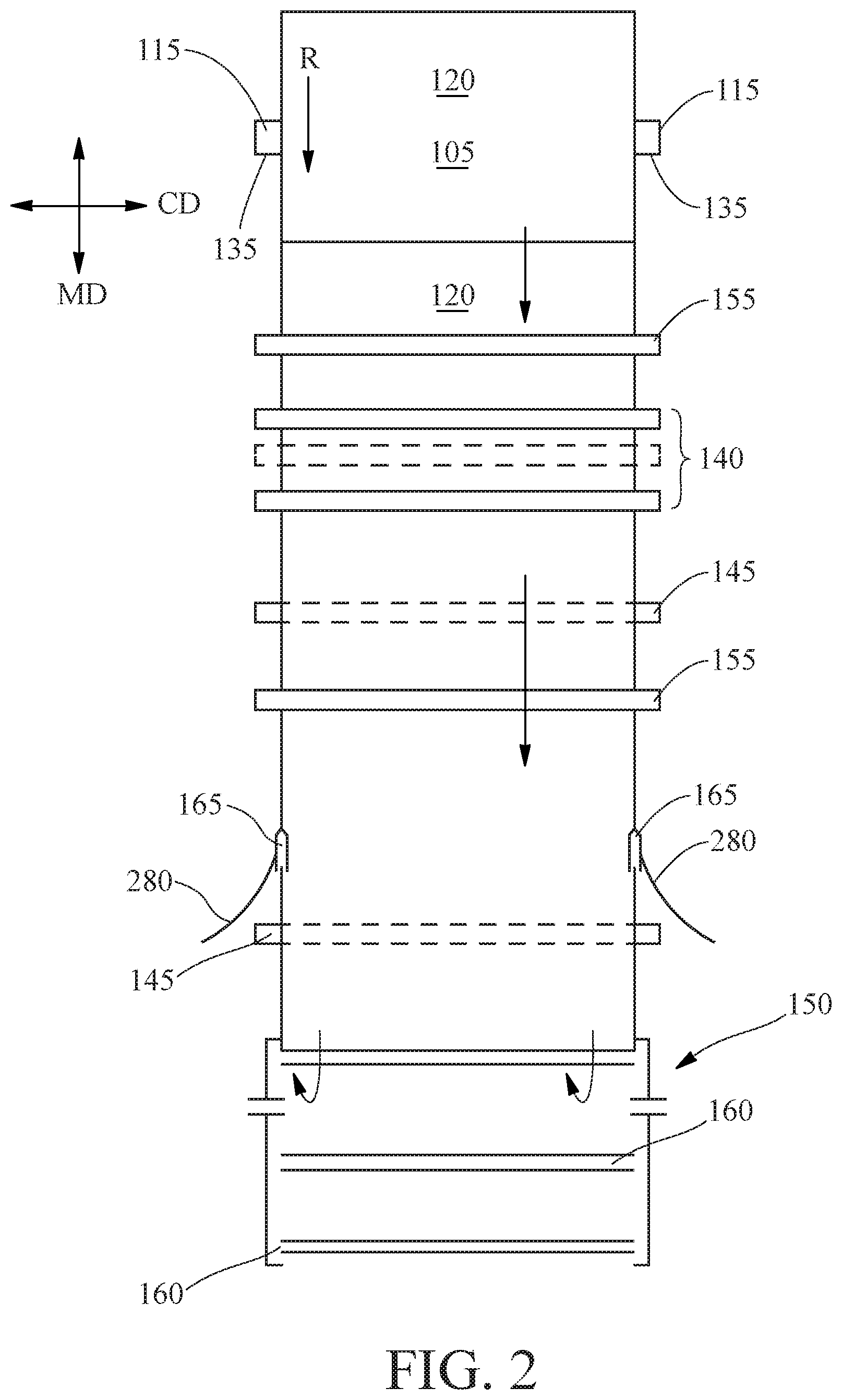 Patent US11779981 Figure 2 – Methods for making layered tubular structures