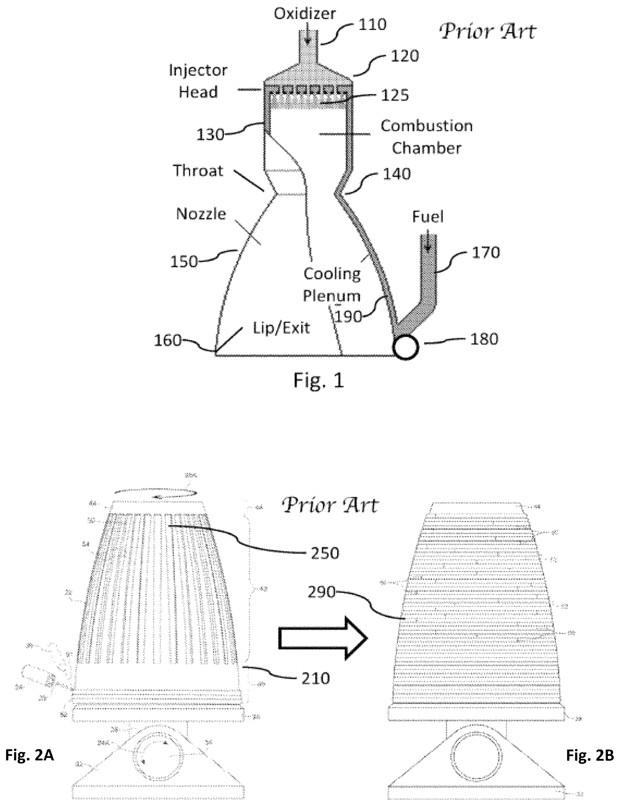 Patent US11779985 — Fabricating method for low cost liquid fueled rocket engines — Figure 1
