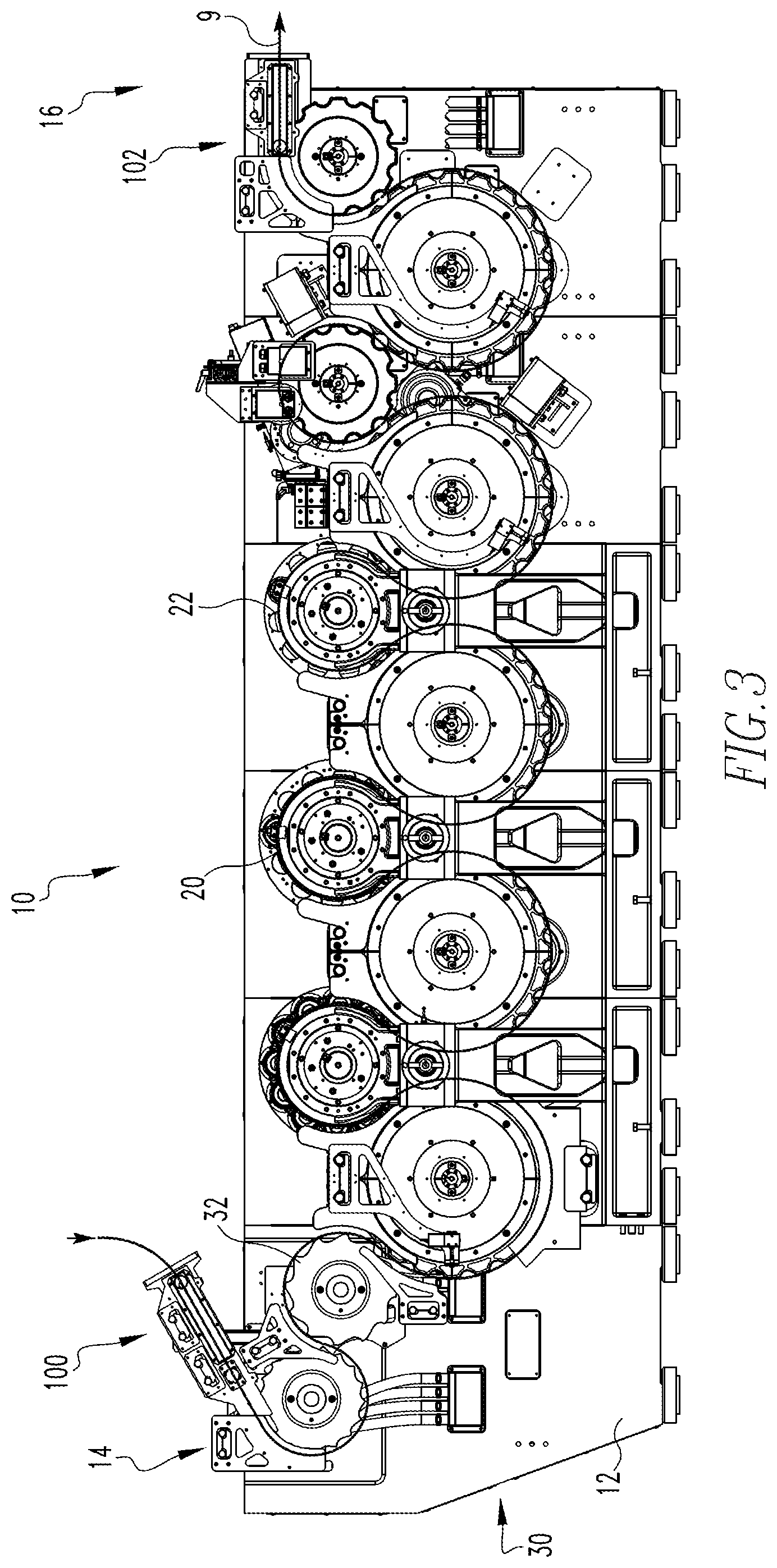 Patent US11779993 Figure 3 – Rotary manifold