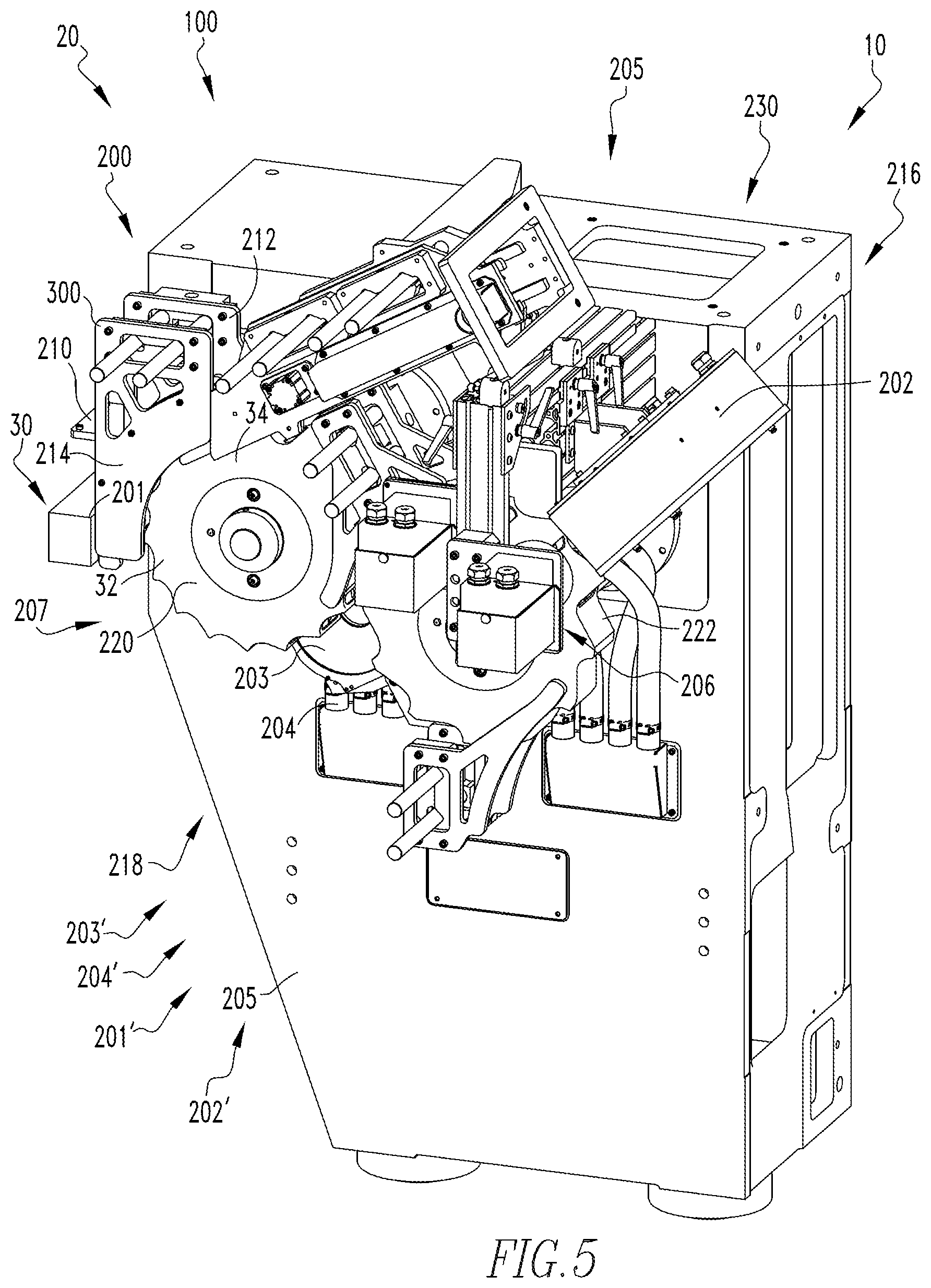 Patent US11779993 Figure 5 – Rotary manifold