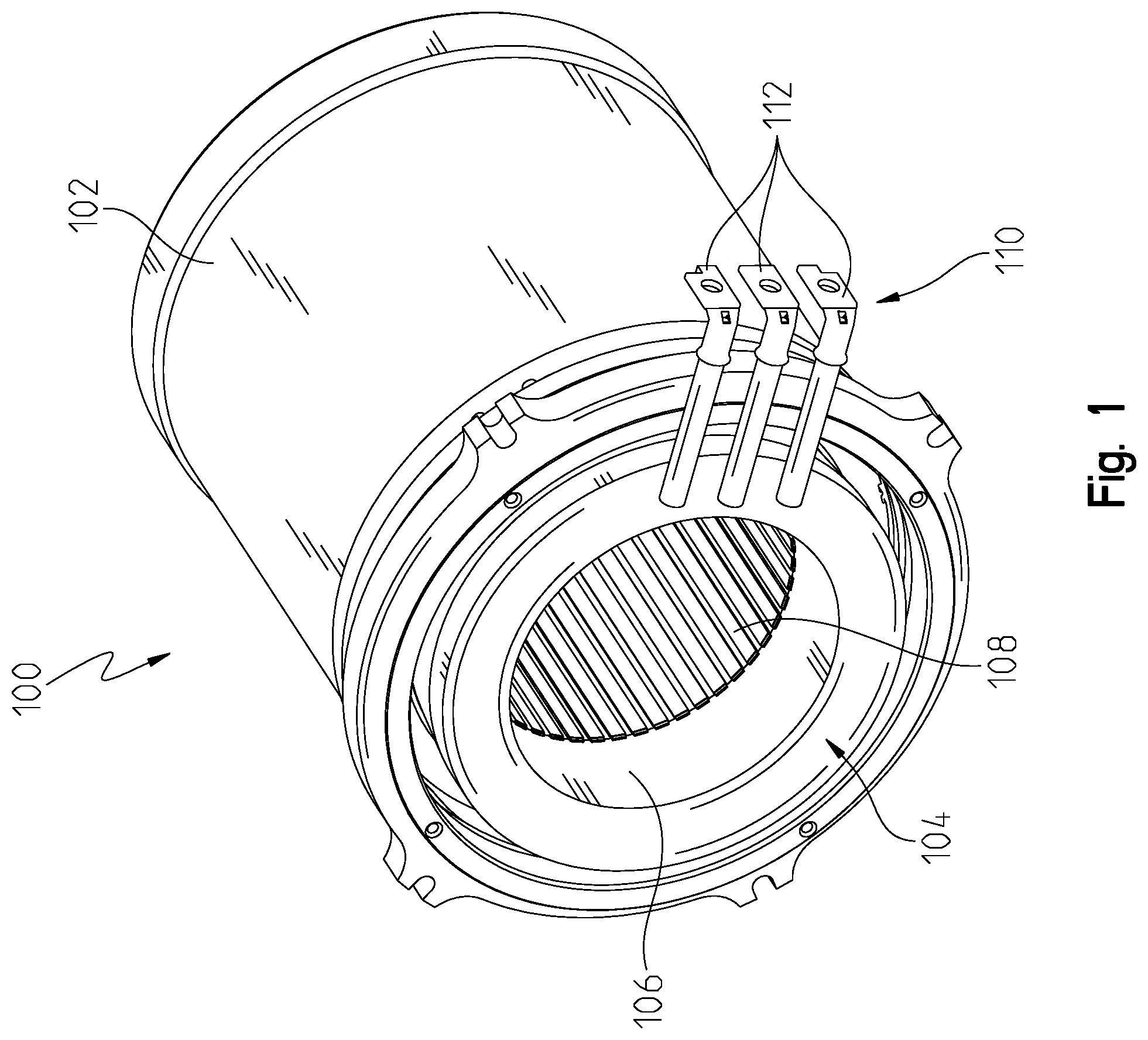 Patent US11780000 — Method of forming parallel spiral channels in housing to be formed by casting or molding process — Figure 1