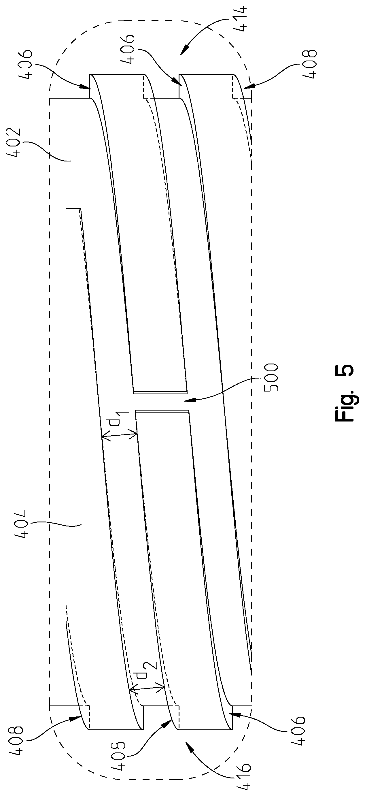 Patent US11780000 Figure 5 – Method of forming parallel spiral channels in housing to be formed by casting or molding process