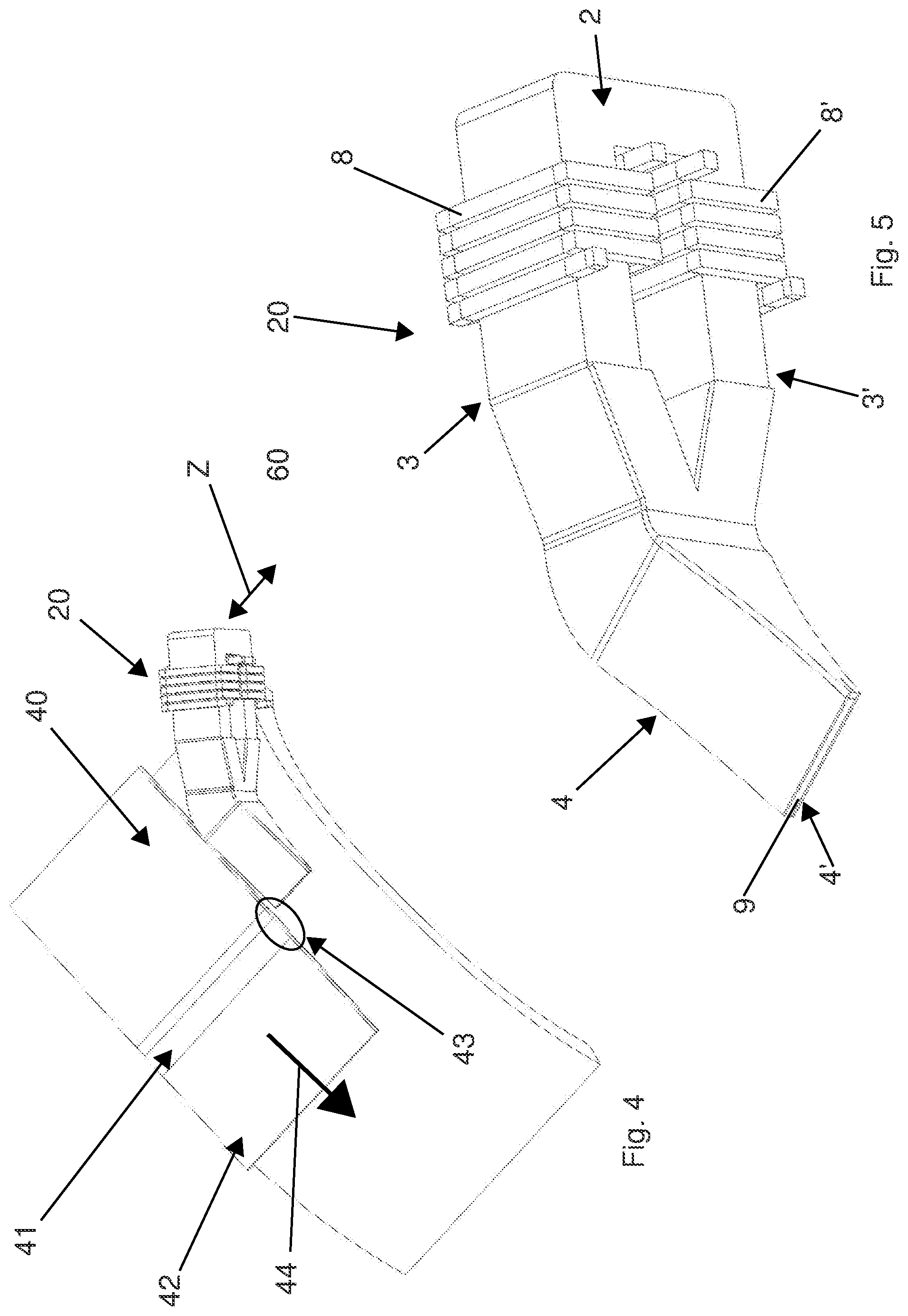 Patent US11780002 Figure 2 – Electromagnetic device for laterally containing liquid metal in a casting of metal products