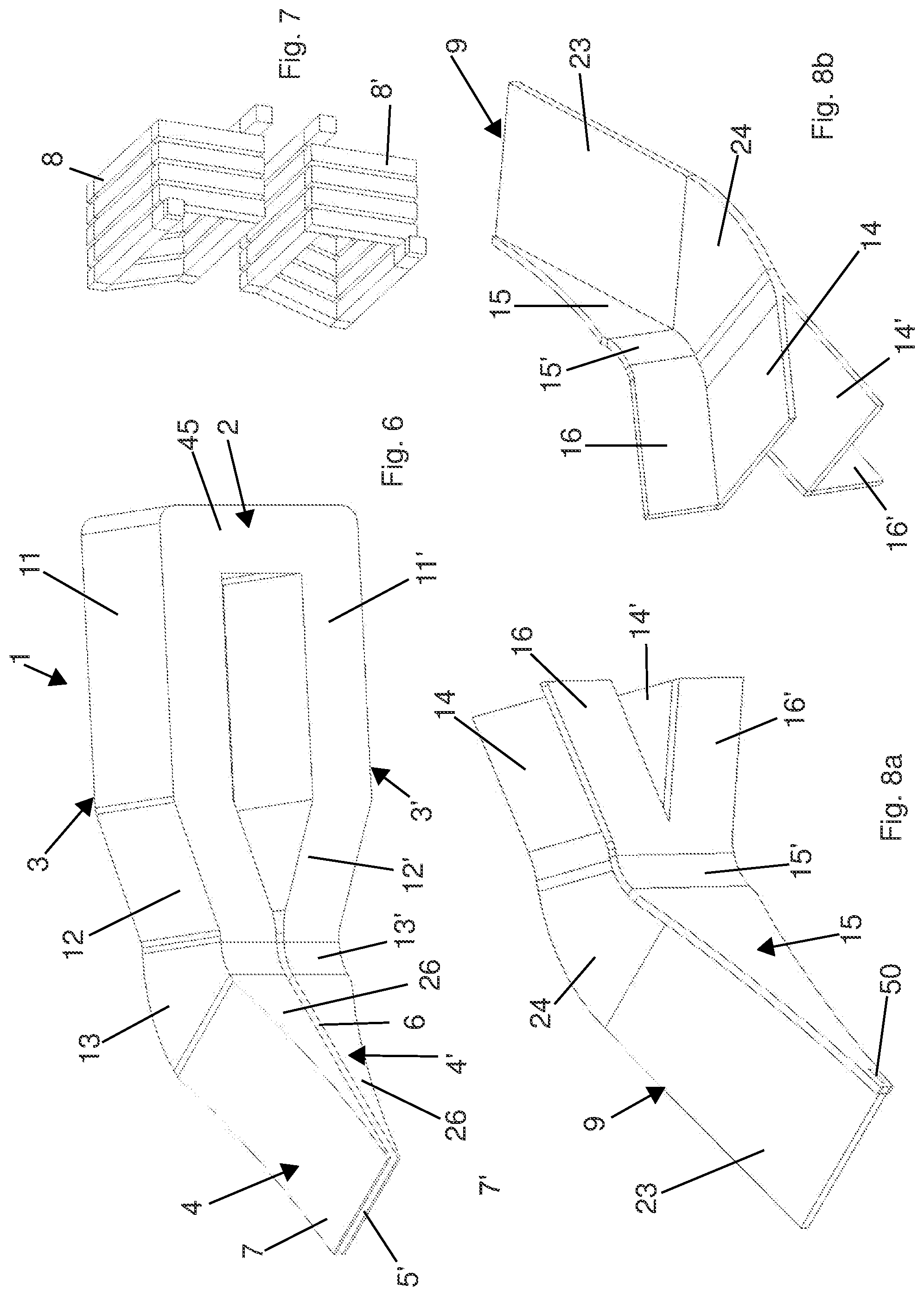 Patent US11780002 Figure 3 – Electromagnetic device for laterally containing liquid metal in a casting of metal products
