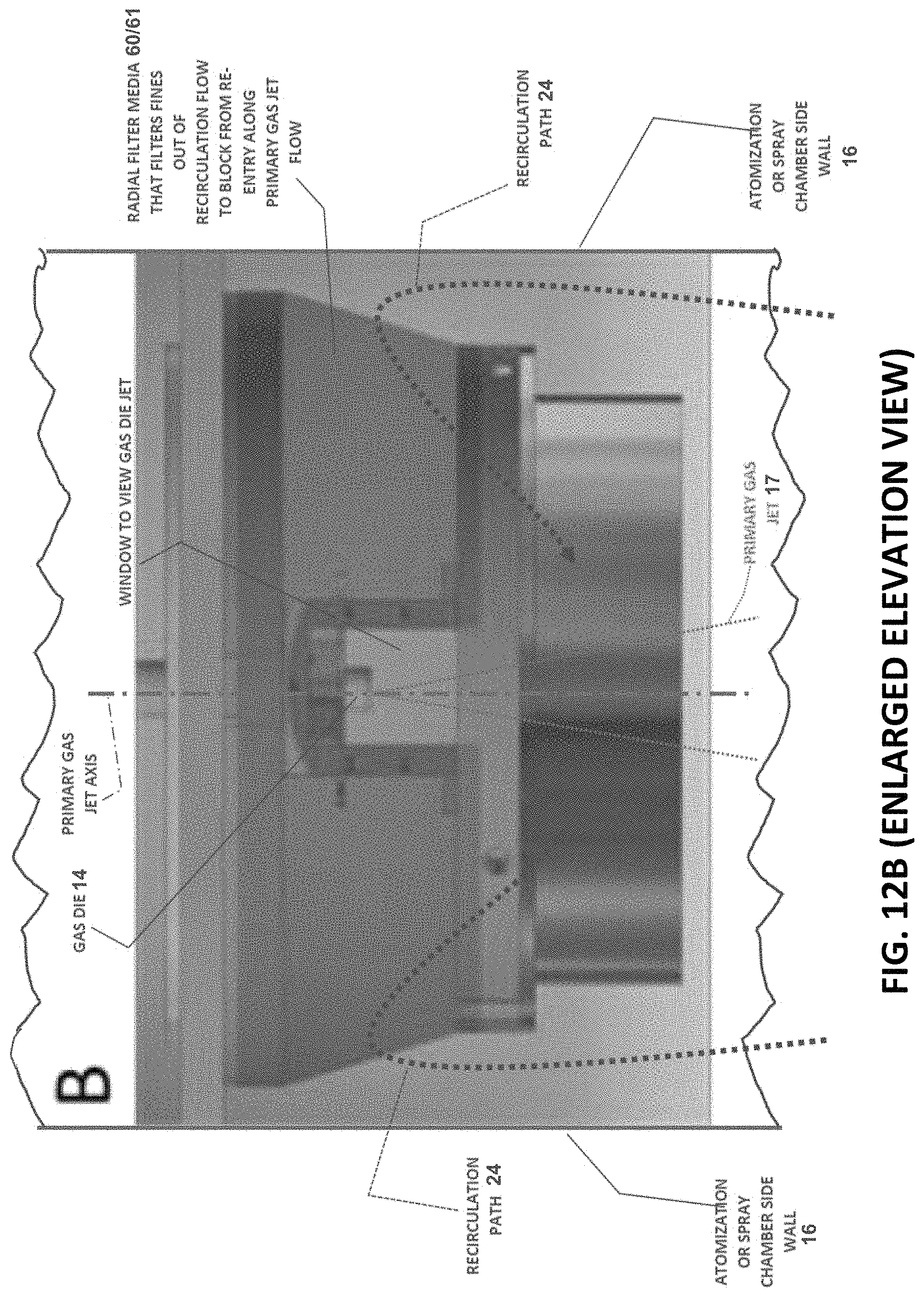 Patent US11780012 Figure 20 – Powder satellite-reduction apparatus and method for gas atomization process
