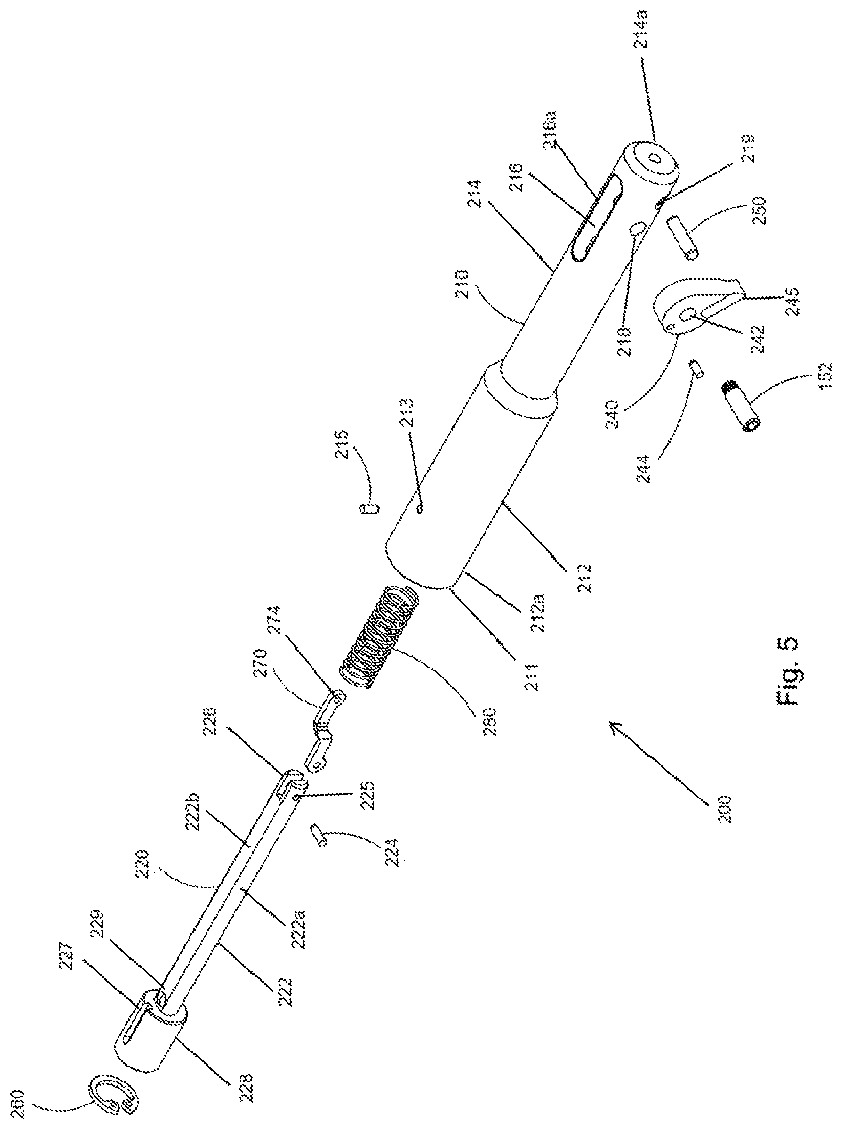 Patent US11780015 Figure 5 – Machining tool with deployable blade
