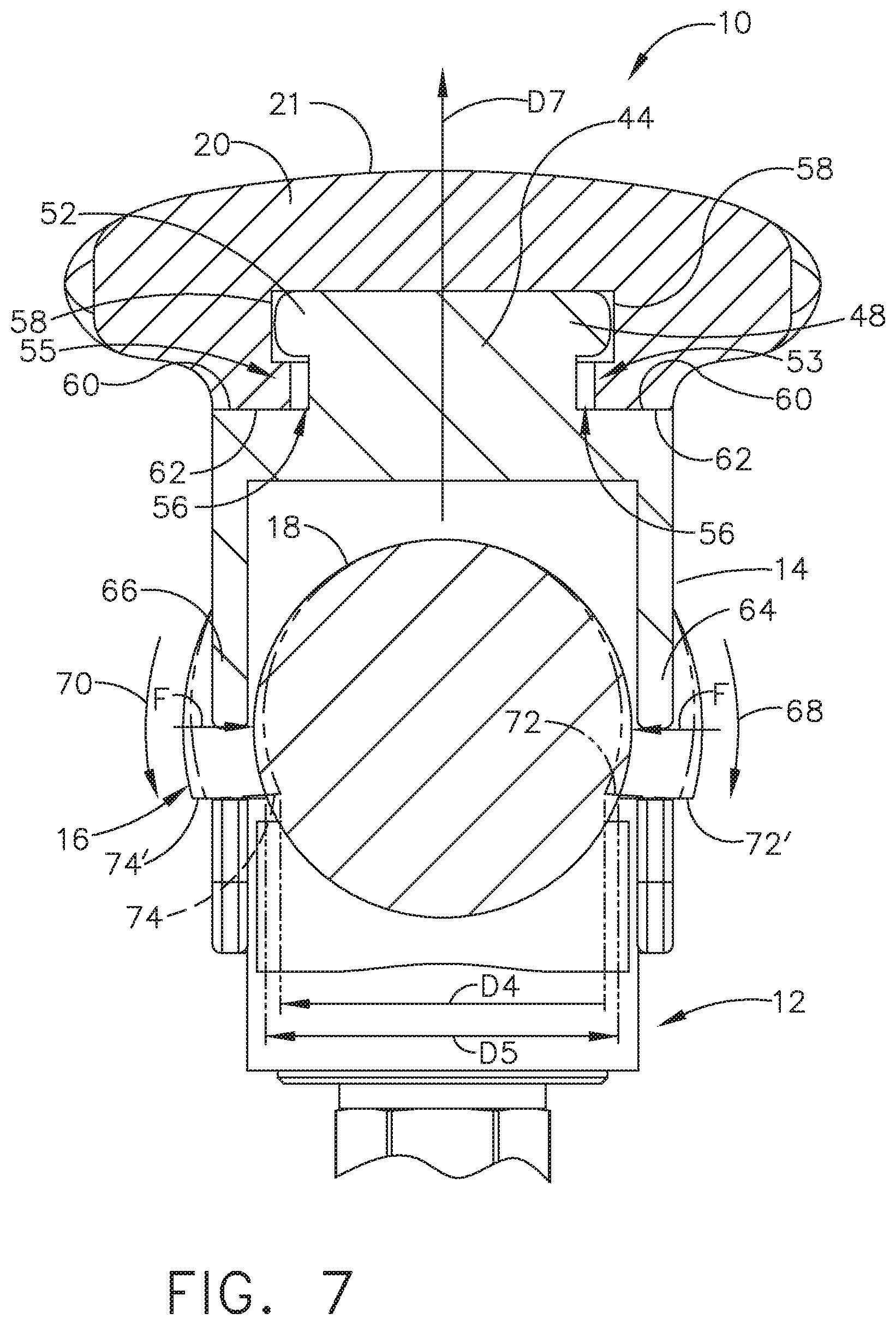 Patent US11780016 Figure 7 – Ergonomic attachment for an angular drill assembly