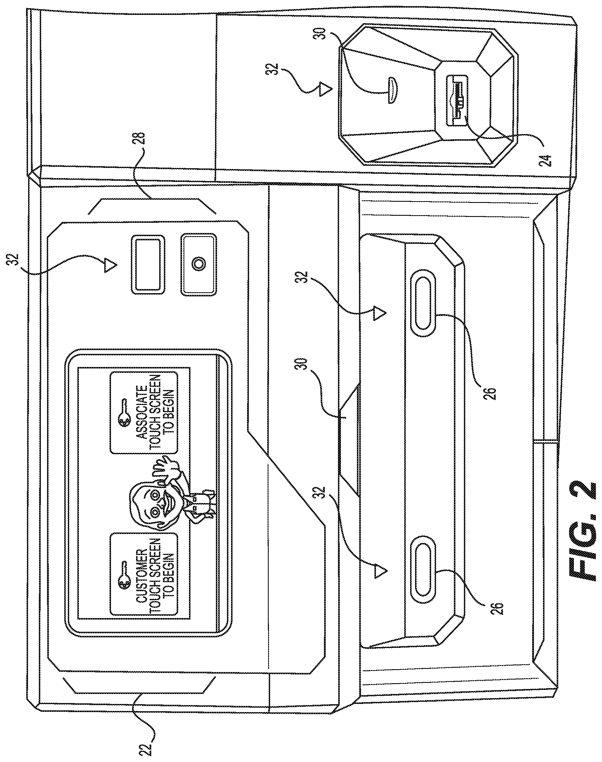 Patent US11780017 Figure 2 – Key duplication machine having user-based functionality