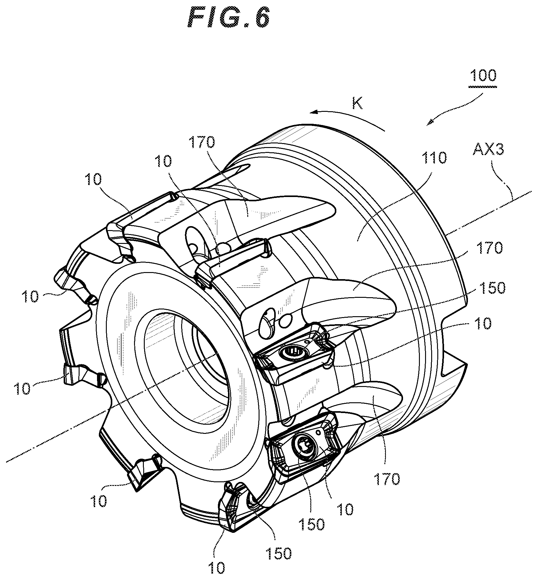Patent US11780019 Figure 7 – Cutting insert and cutting tool including same