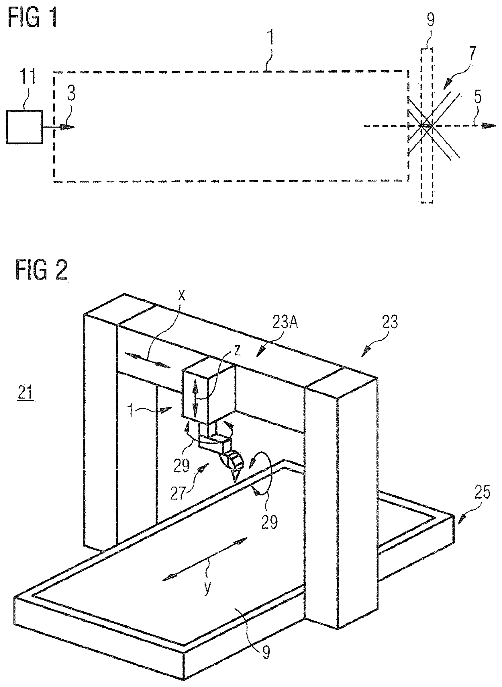 Patent US11780033 Figure 1 – System for asymmetric optical beam shaping