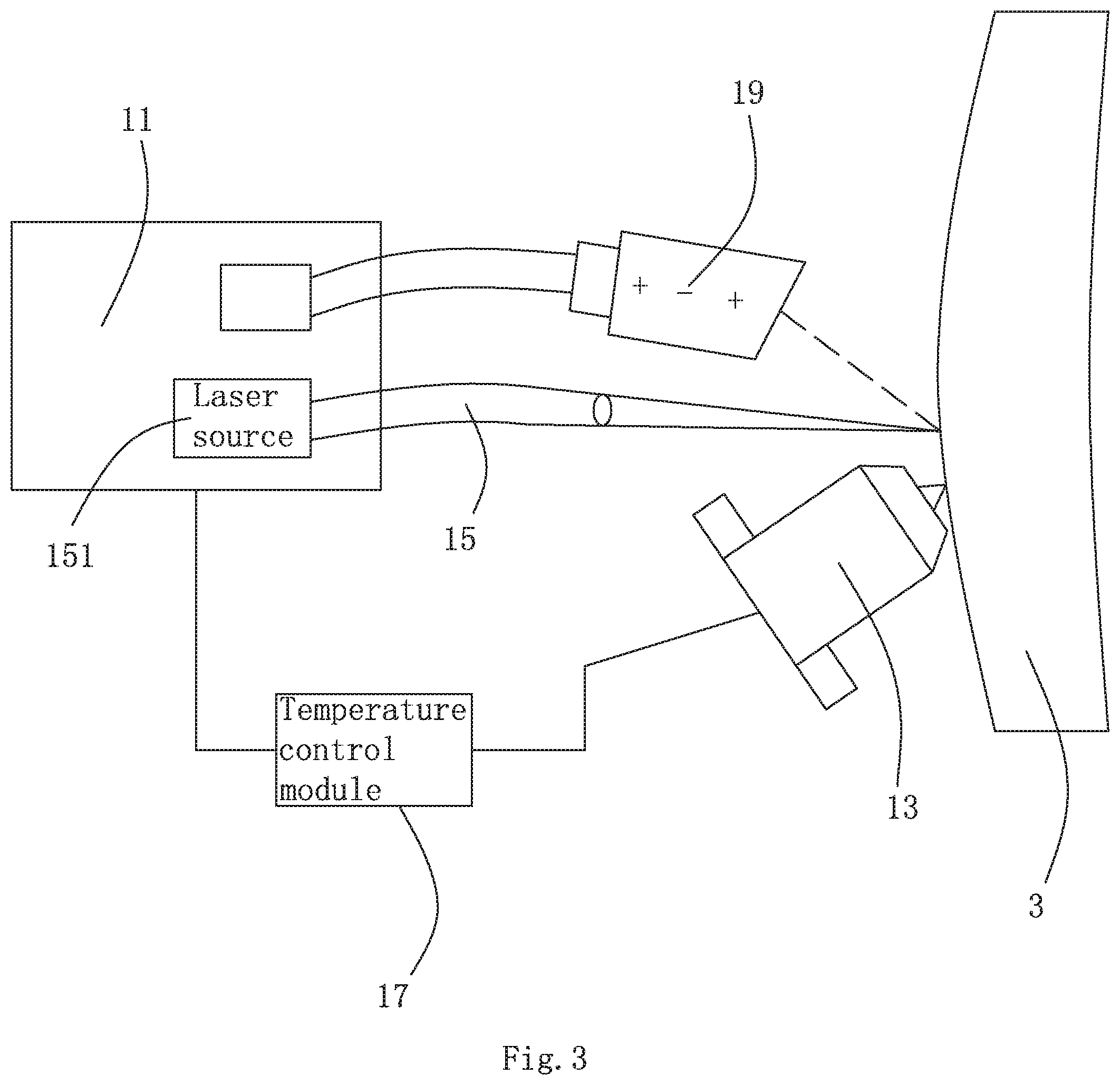 Patent US11780036 Figure 3 – Laser assisted micromachining system and temperature control method using same