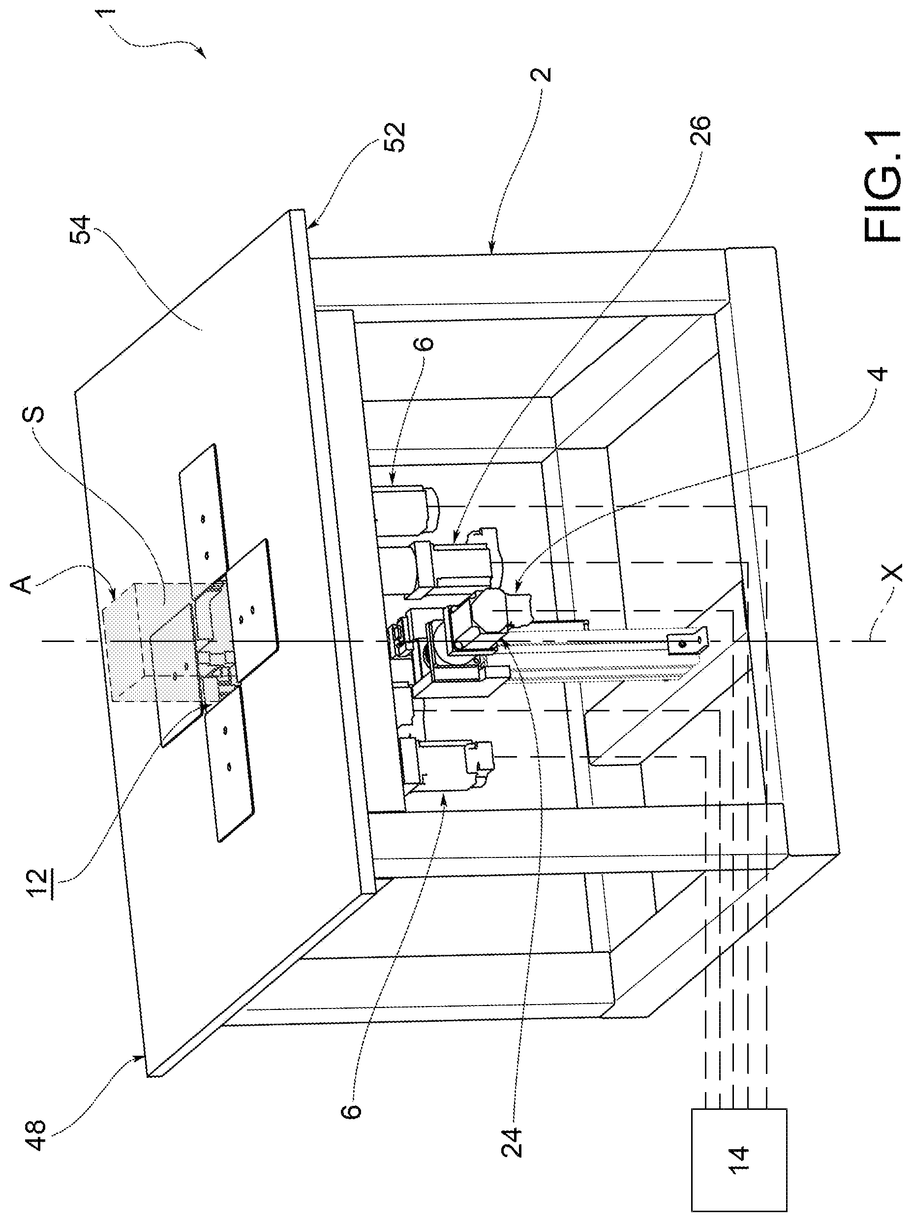 Patent US11780037 Figure 1 – Gripping machine for articles