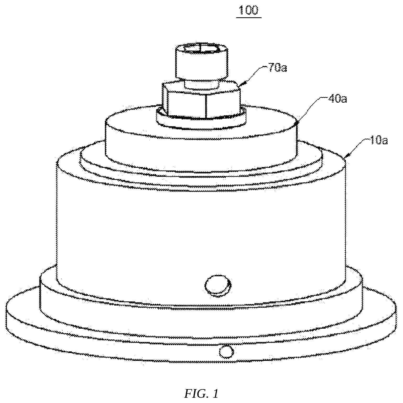 Patent US11780038 Figure 1 – Clamping device and machining method