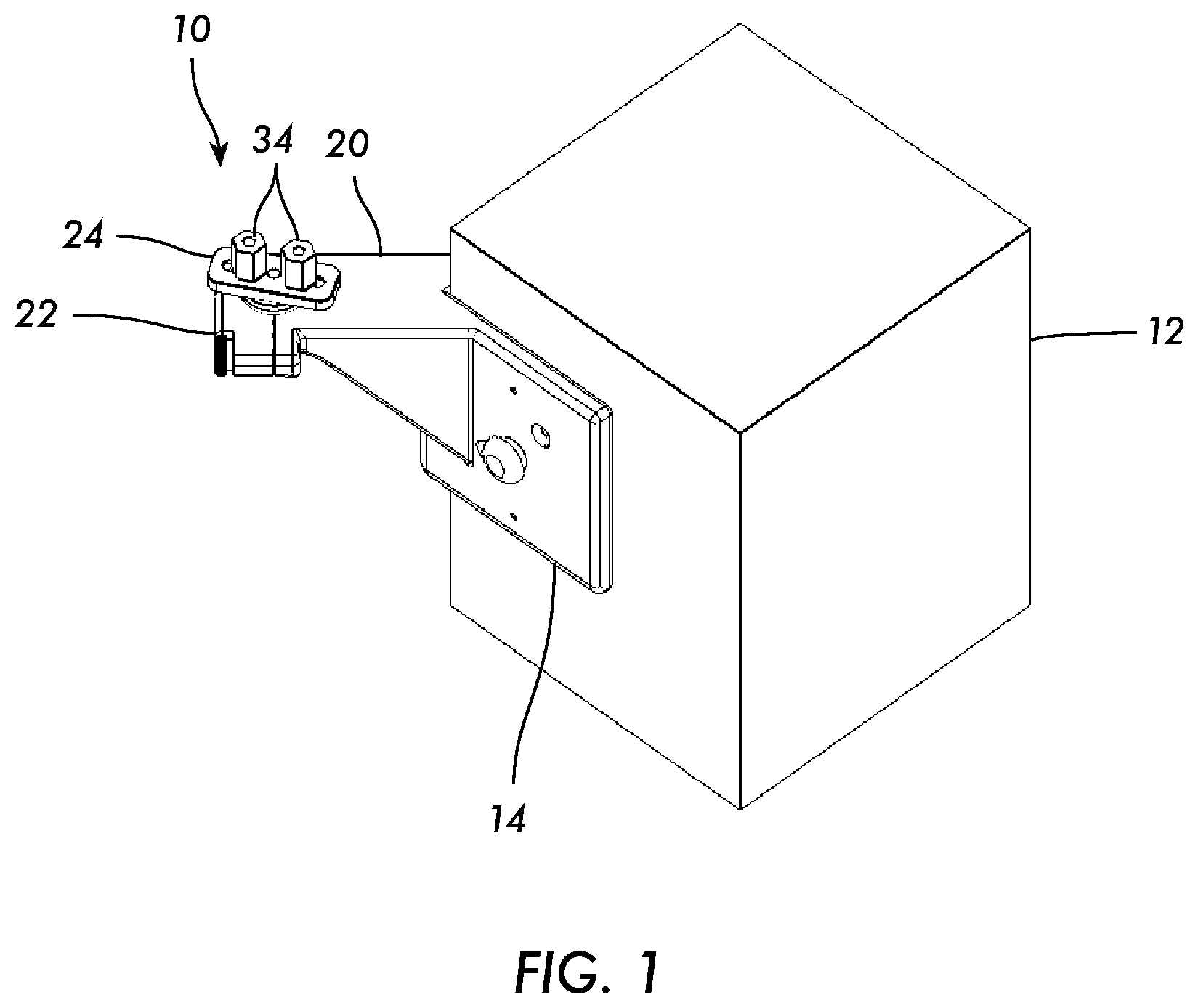 Patent US11780042 Figure 1 – Saw mount guide