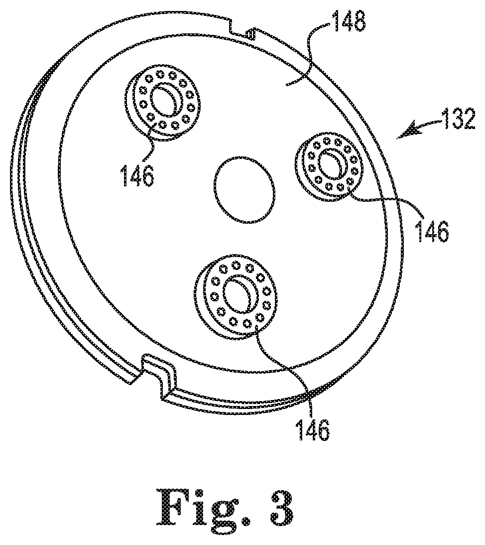 Patent US11780048 Figure 2 – Barrier device used in the manufacture of a lapping plate, and related apparatuses and methods of making