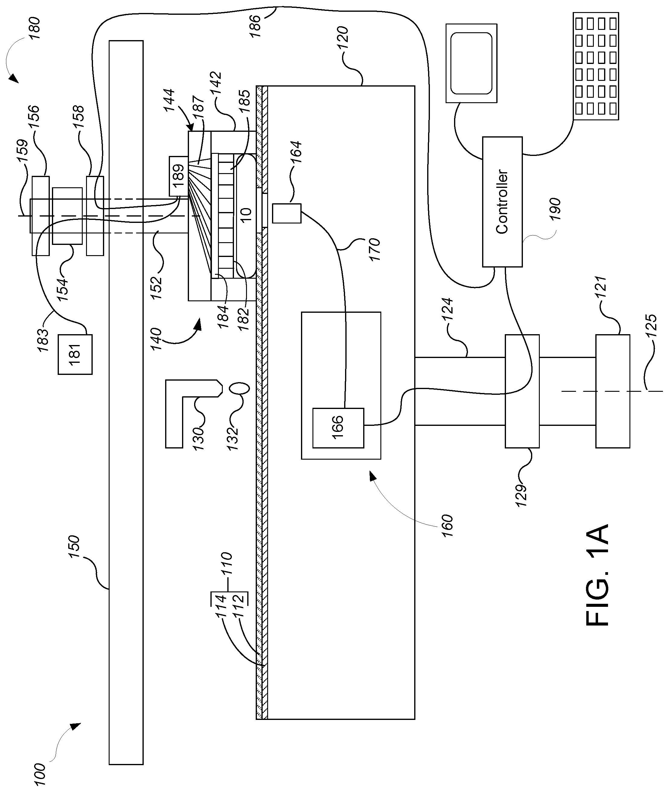 Patent US11780049 Figure 1 – Polishing carrier head with multiple angular pressurizable zones