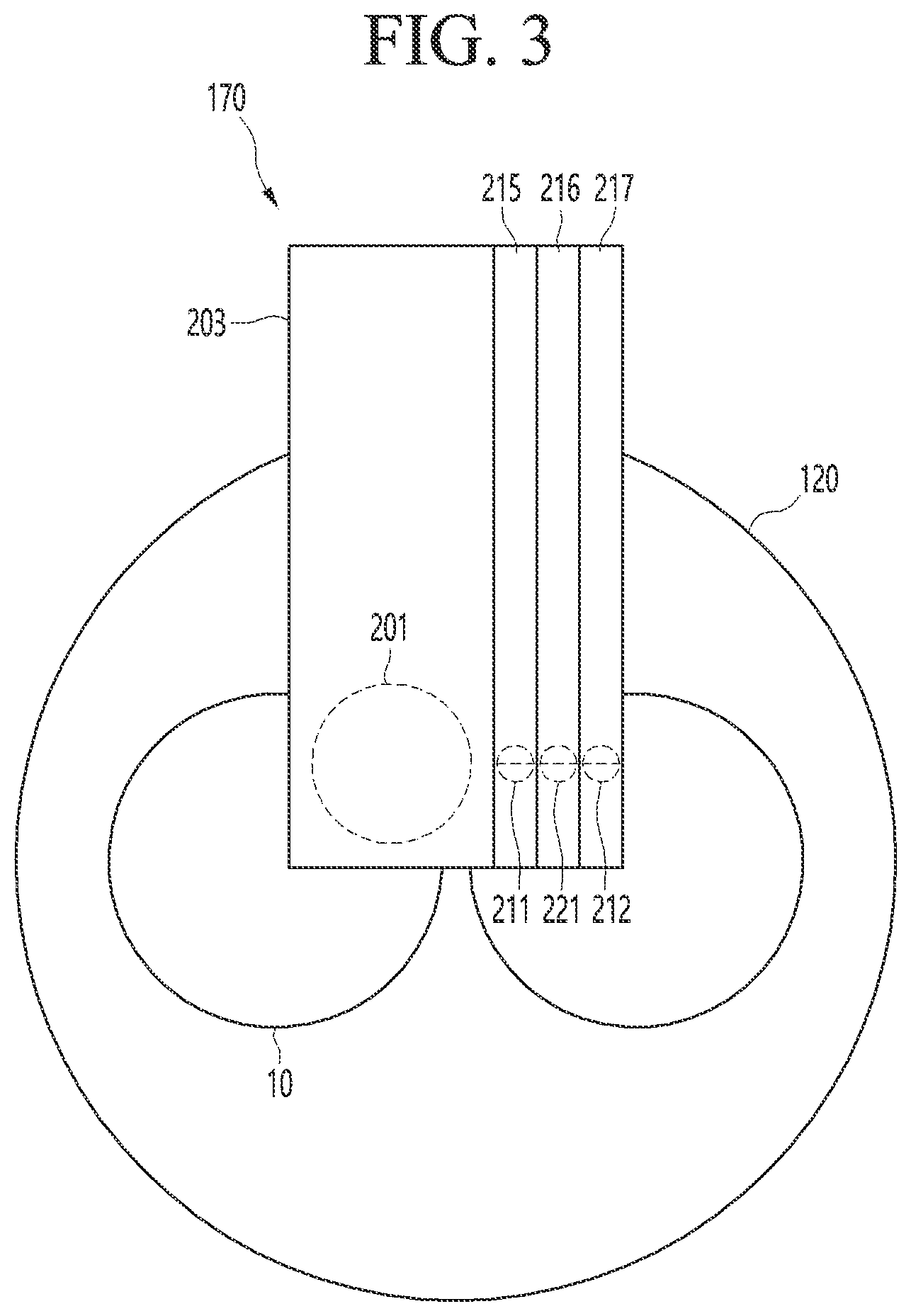 Patent US11780050 Figure 2 – Apparatus of cleaning a polishing pad and polishing device