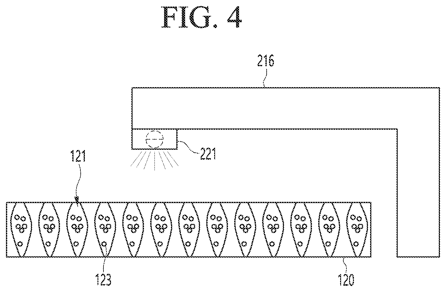 Patent US11780050 Figure 3 – Apparatus of cleaning a polishing pad and polishing device