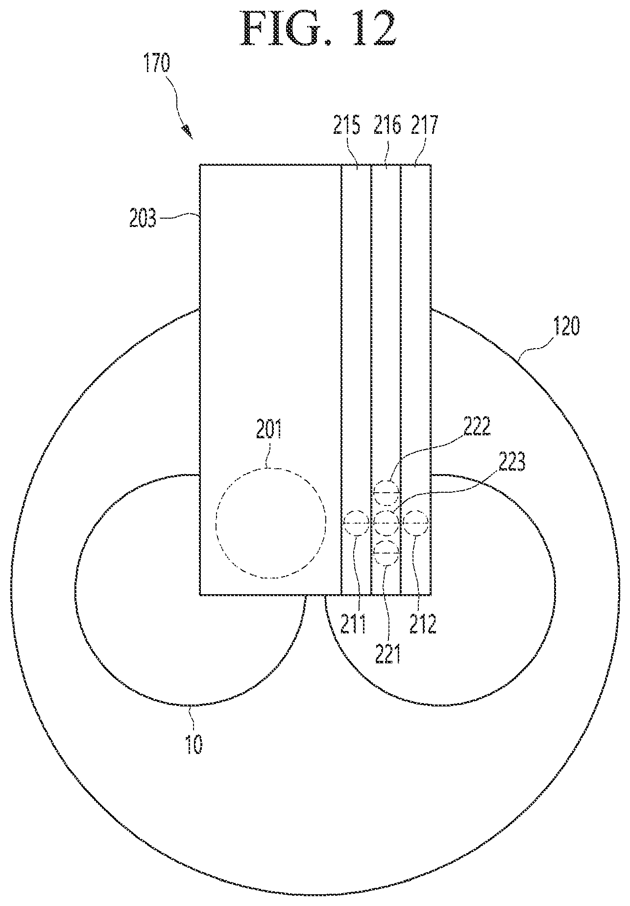 Patent US11780050 Figure 10 – Apparatus of cleaning a polishing pad and polishing device