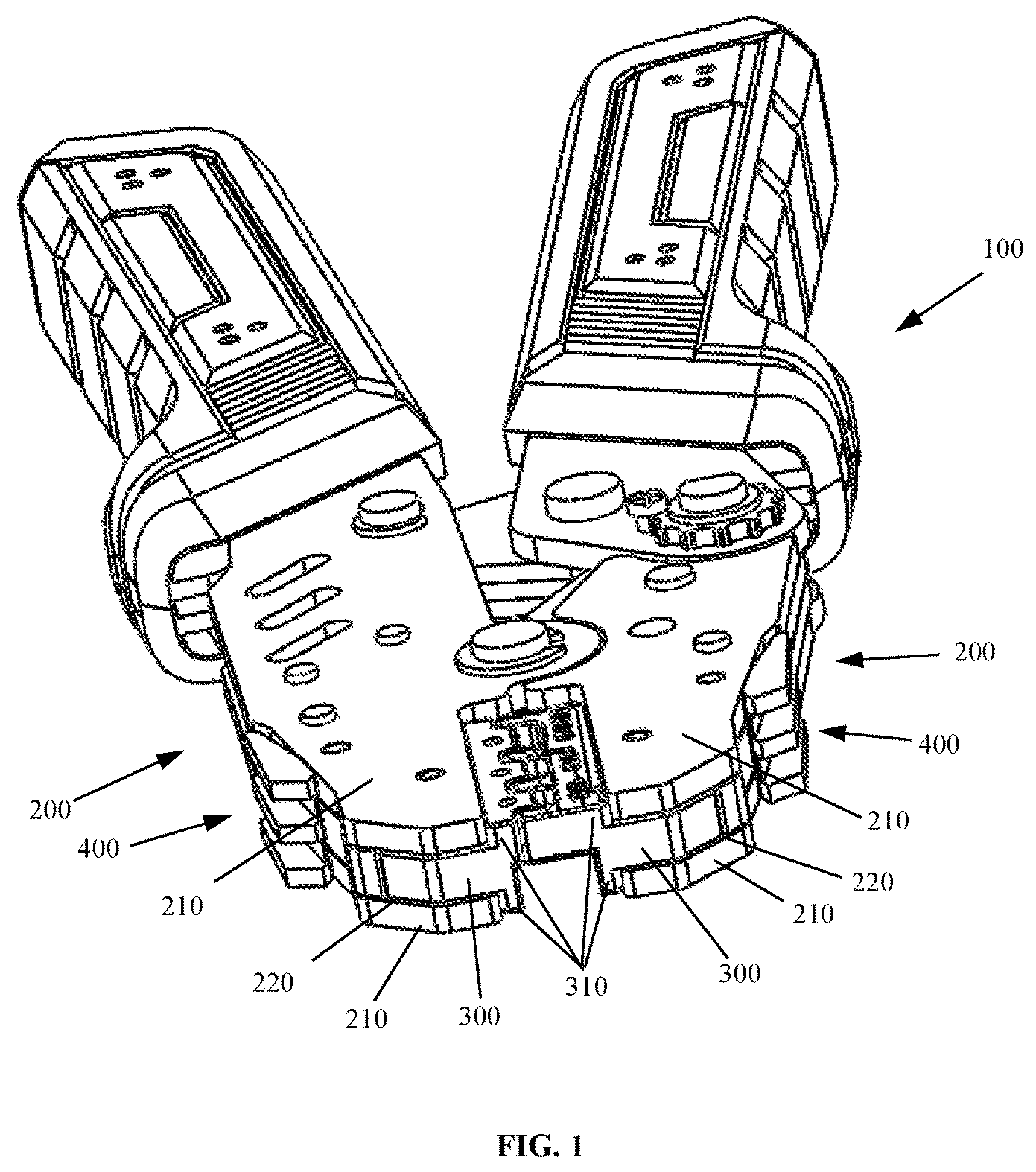 Patent US11780058 Figure 1 – Terminal crimp tool capable of replacing jaws by rapid insertion and extraction