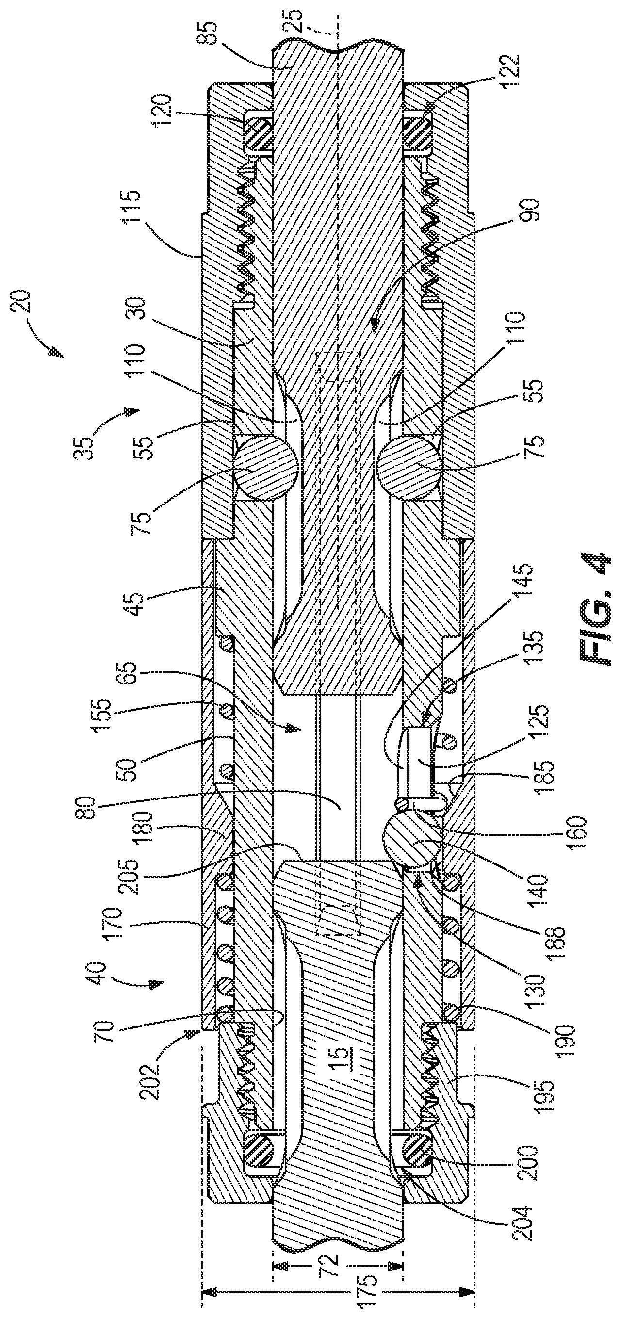 Patent US11780063 Figure 4 – Power tool to tool bit extension adapter