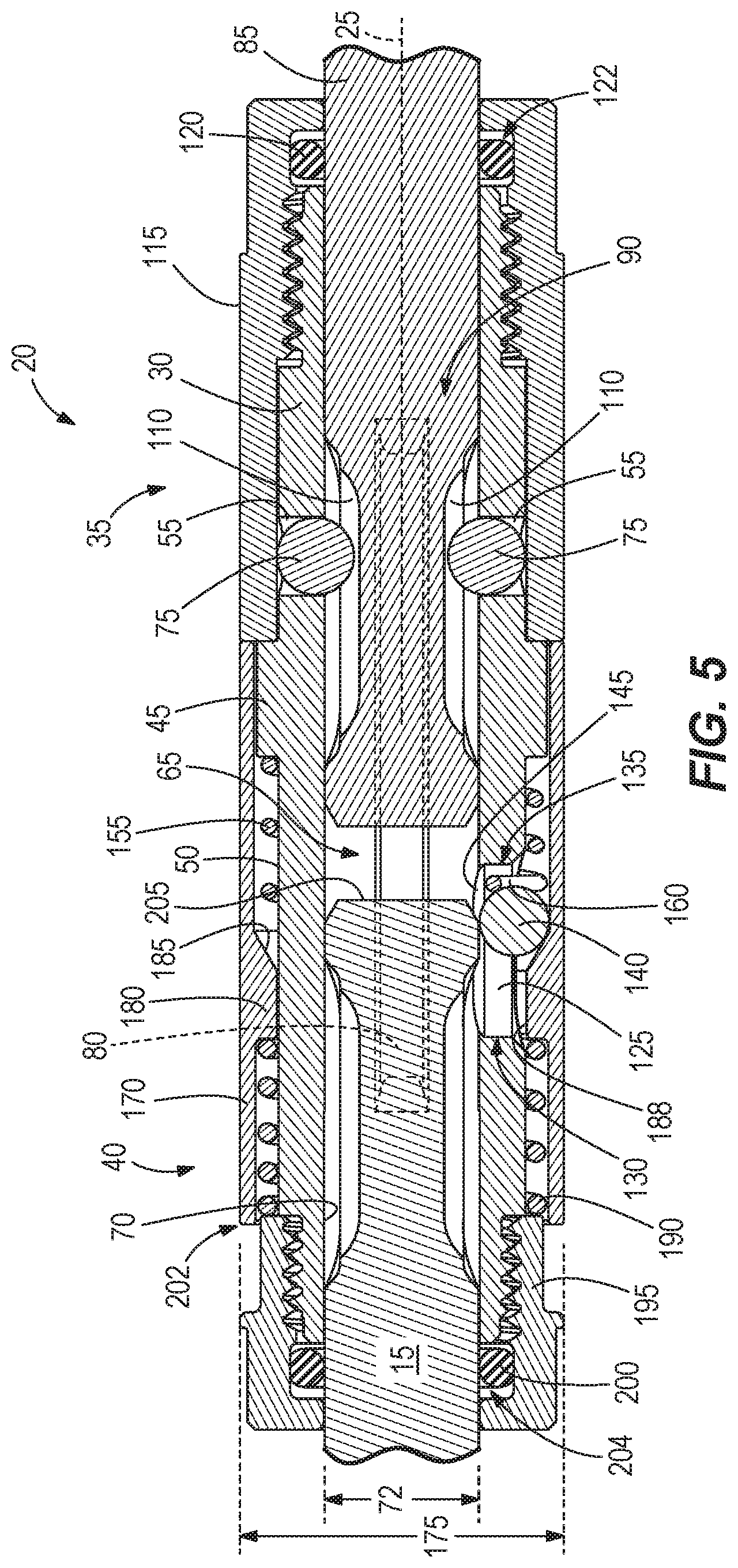 Patent US11780063 Figure 5 – Power tool to tool bit extension adapter