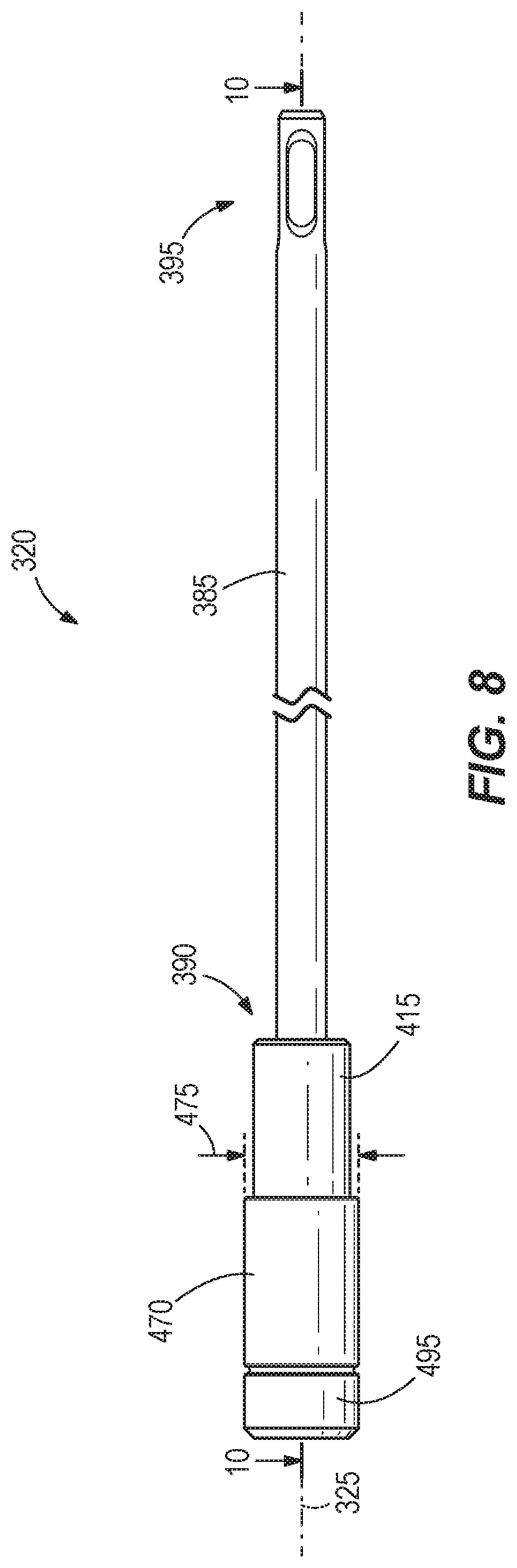 Patent US11780063 Figure 8 – Power tool to tool bit extension adapter