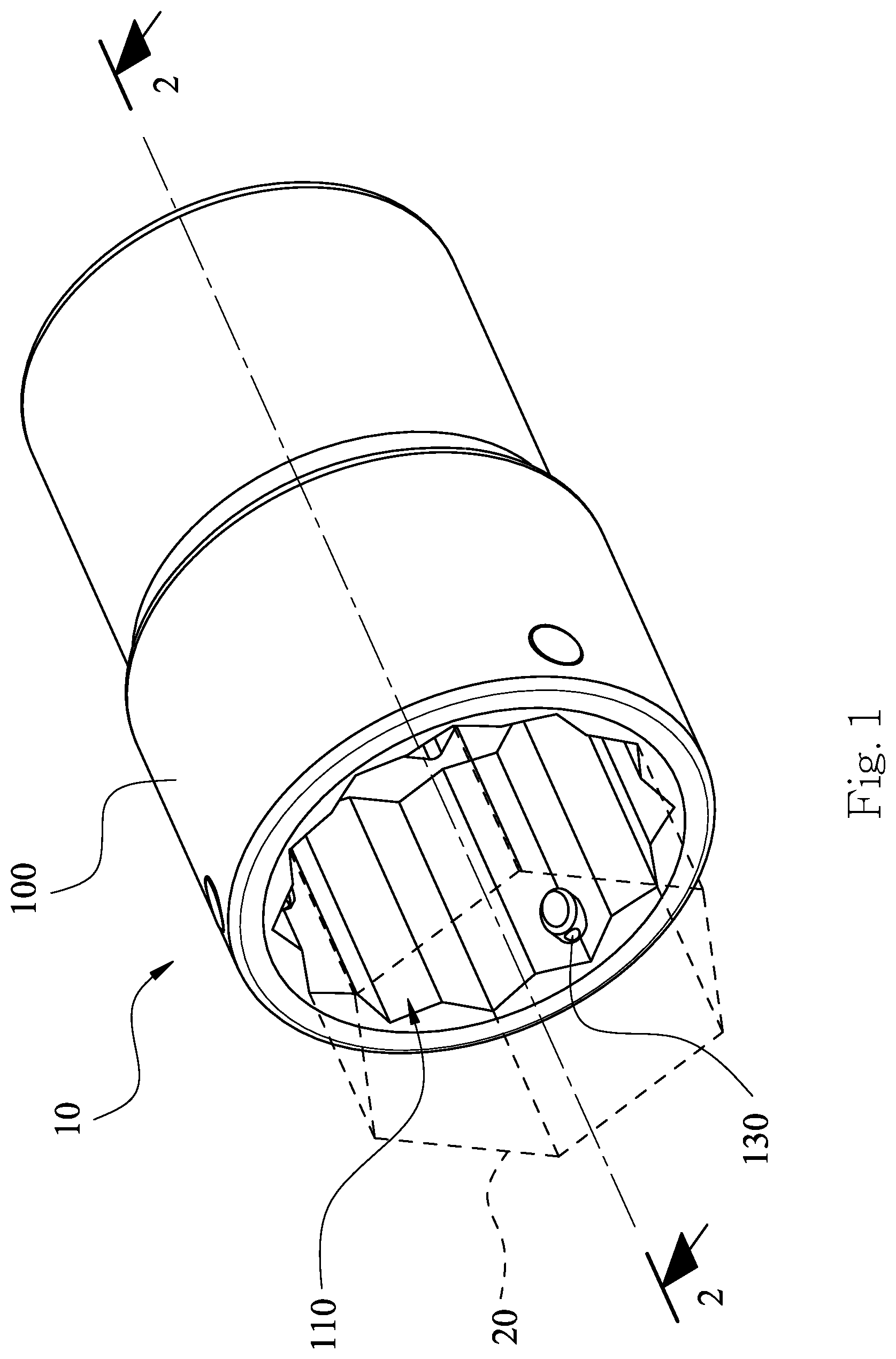 Patent US11780064 — Socket structure — Figure 1