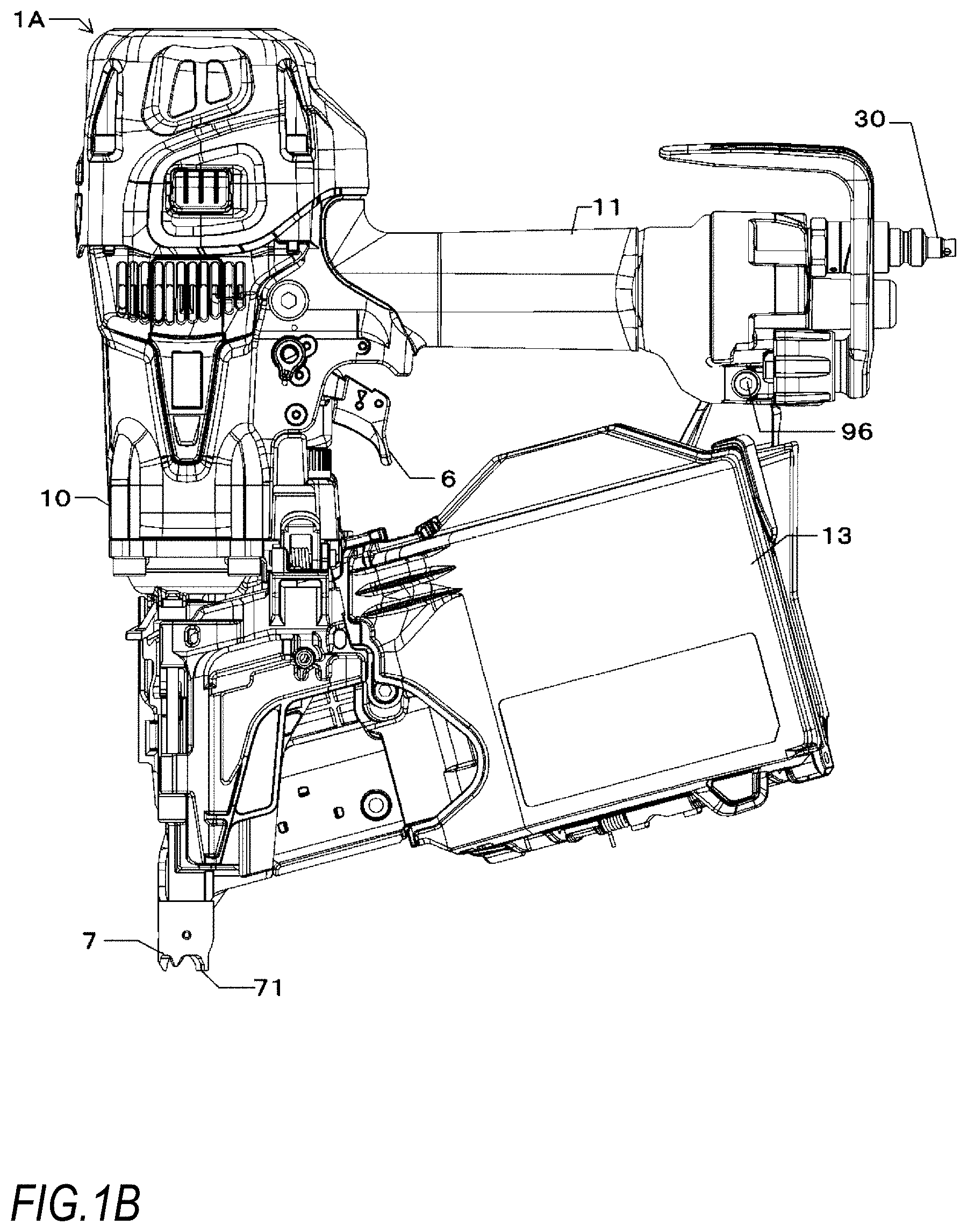 Patent US11780067 Figure 2 – Pneumatic tool