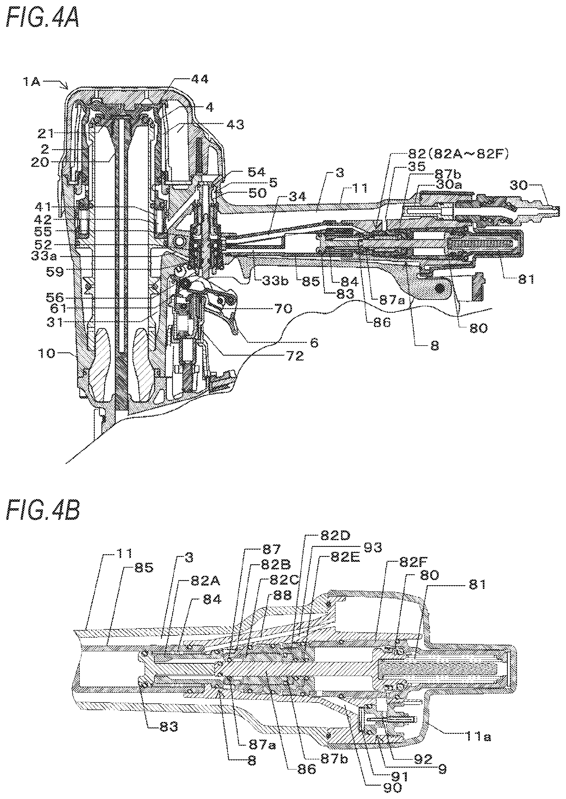 Patent US11780067 Figure 7 – Pneumatic tool