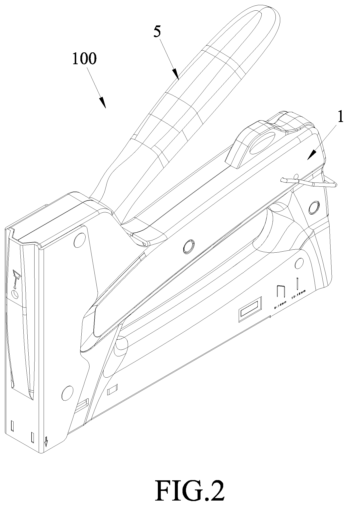 Patent US11780068 Figure 2 – Fastener driving tool