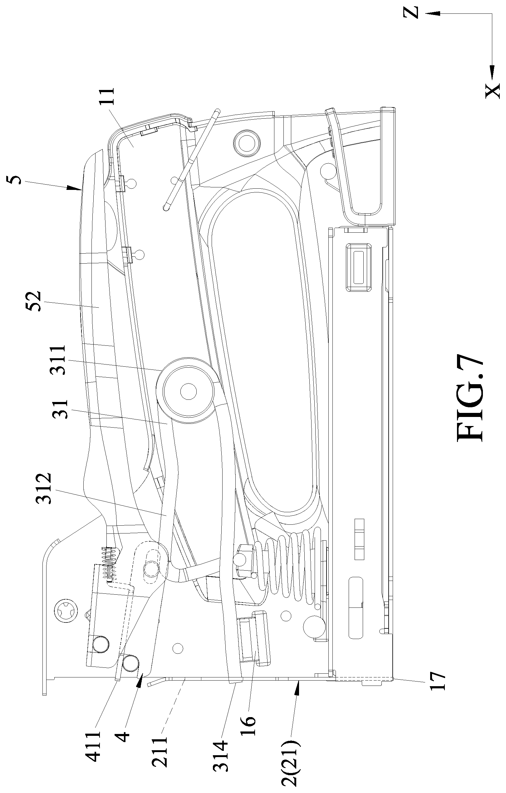 Patent US11780068 Figure 7 – Fastener driving tool
