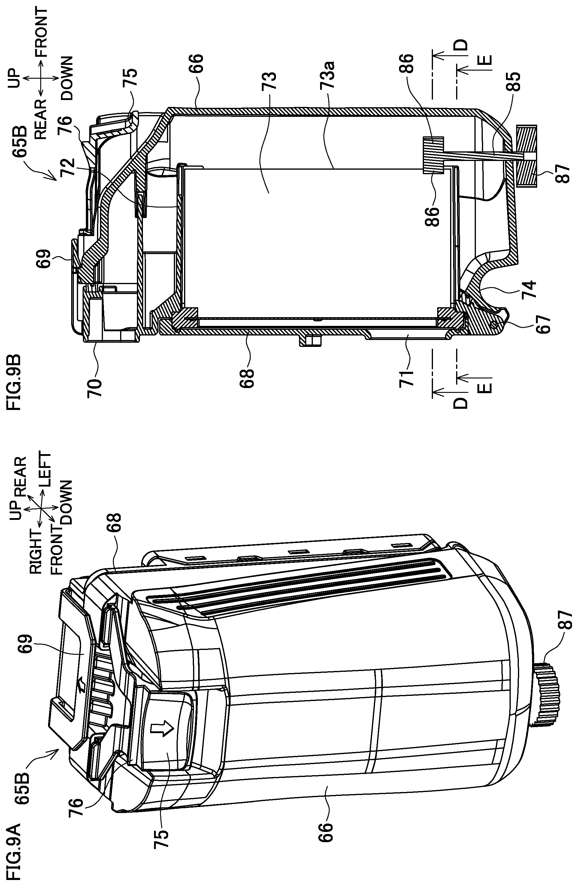 Patent US11780072 Figure 9 – Dust collector for electric power tool and electric power tool