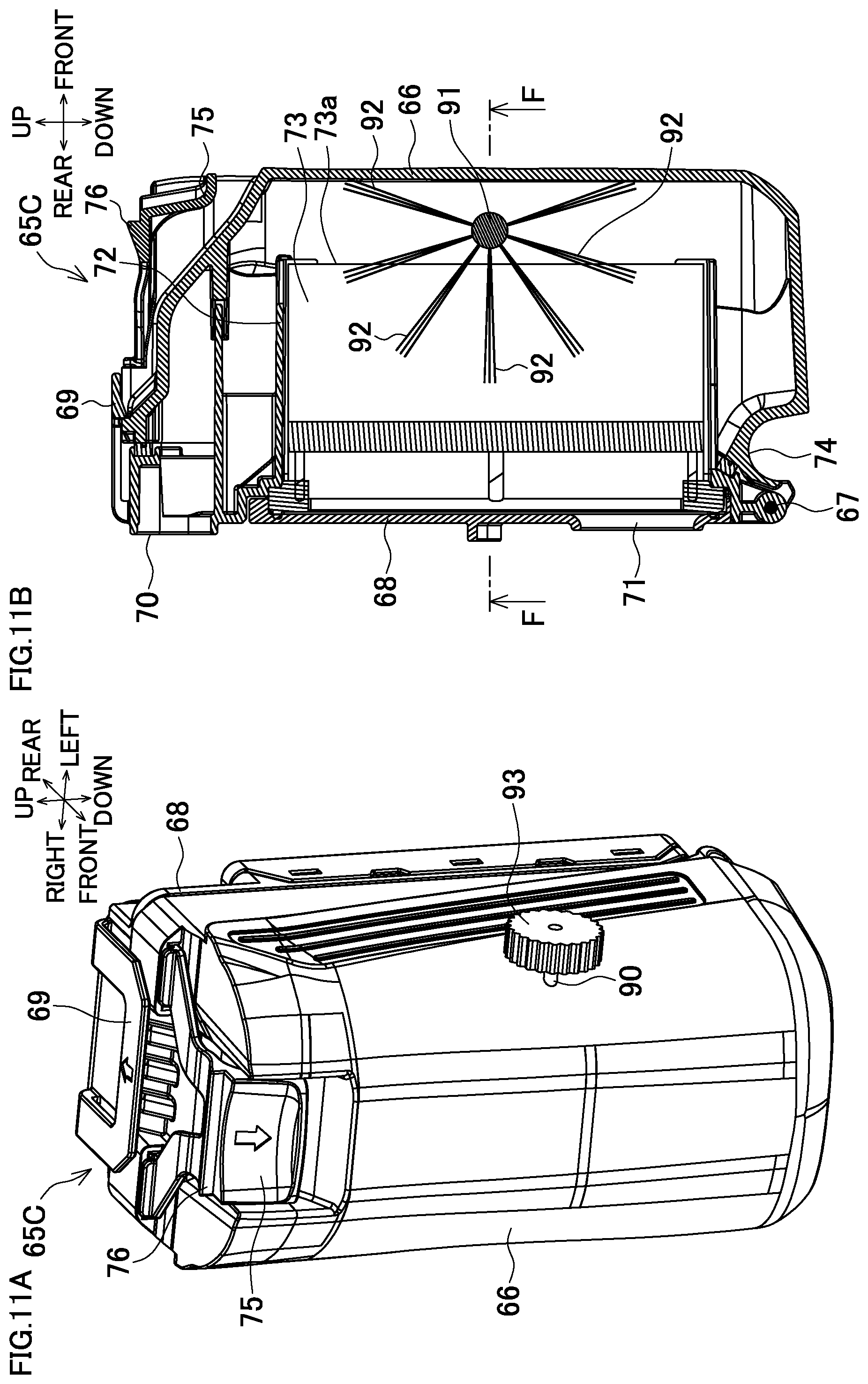 Patent US11780072 Figure 11 – Dust collector for electric power tool and electric power tool