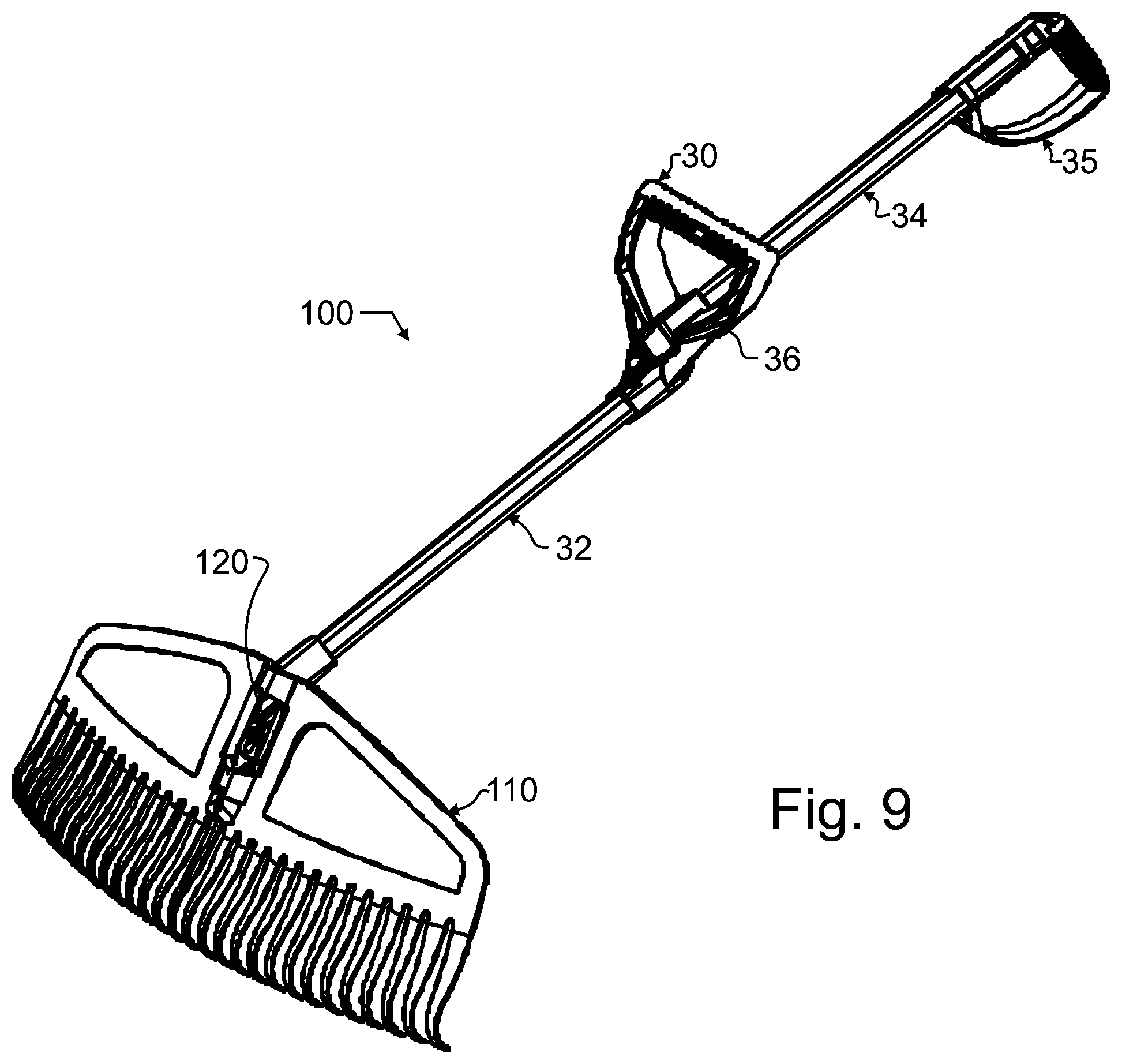 Patent US11780073 Figure 5 – Handle with offset connector
