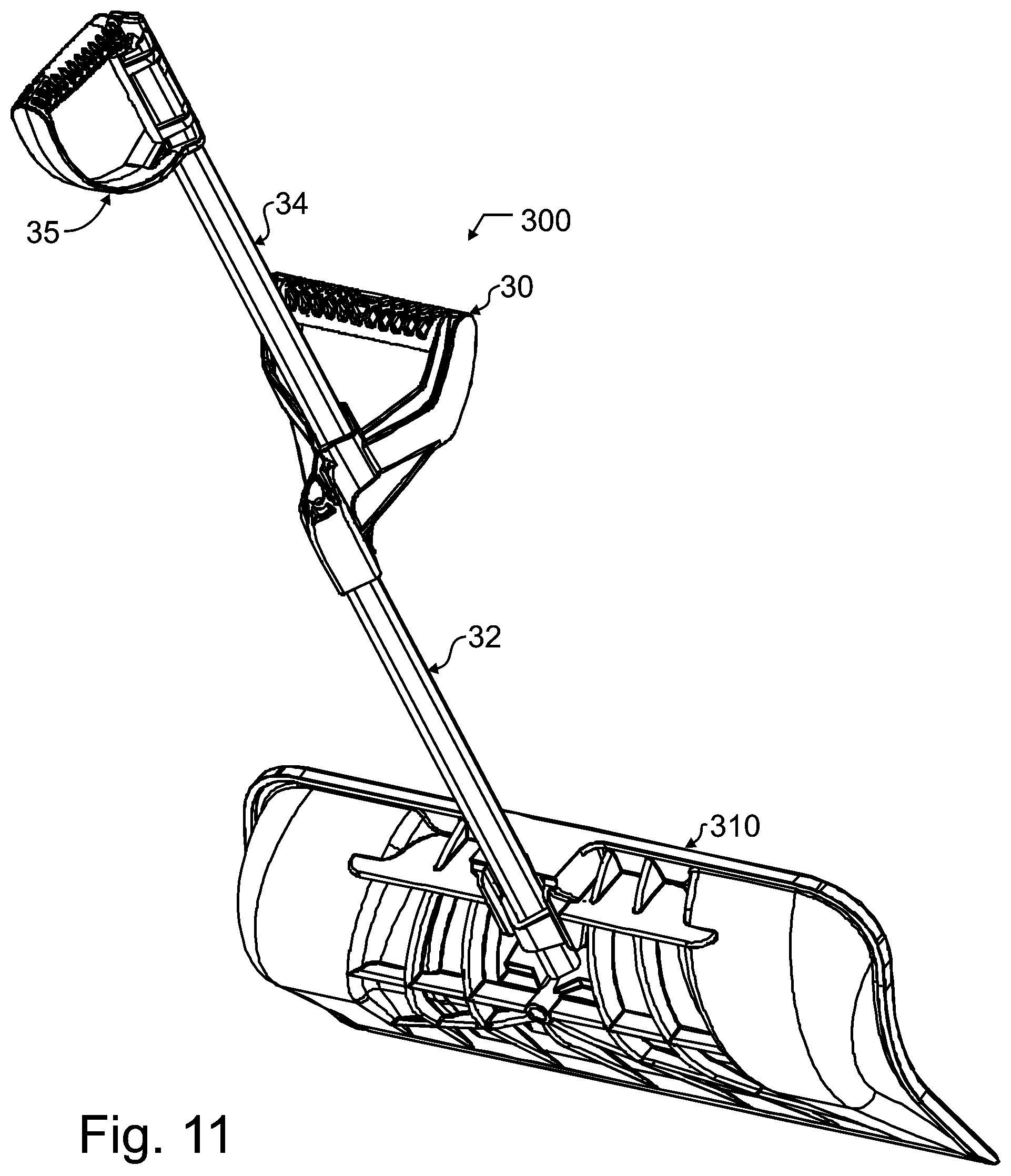 Patent US11780073 Figure 7 – Handle with offset connector