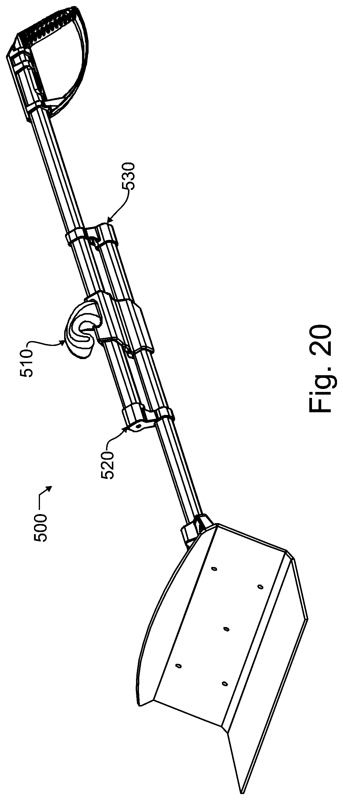 Patent US11780073 Figure 11 – Handle with offset connector