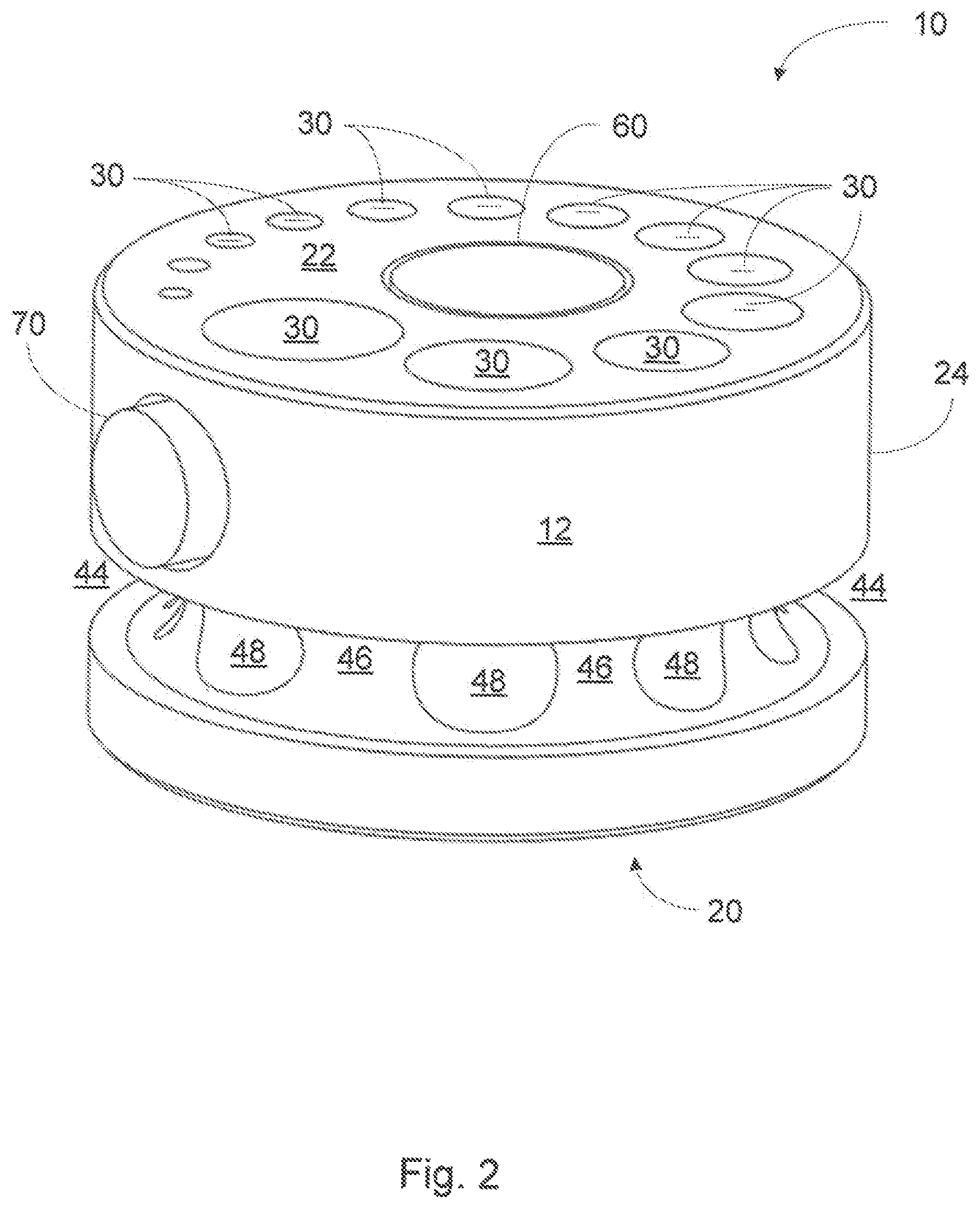 Patent US11780074 Figure 2 – Hex key tool holder