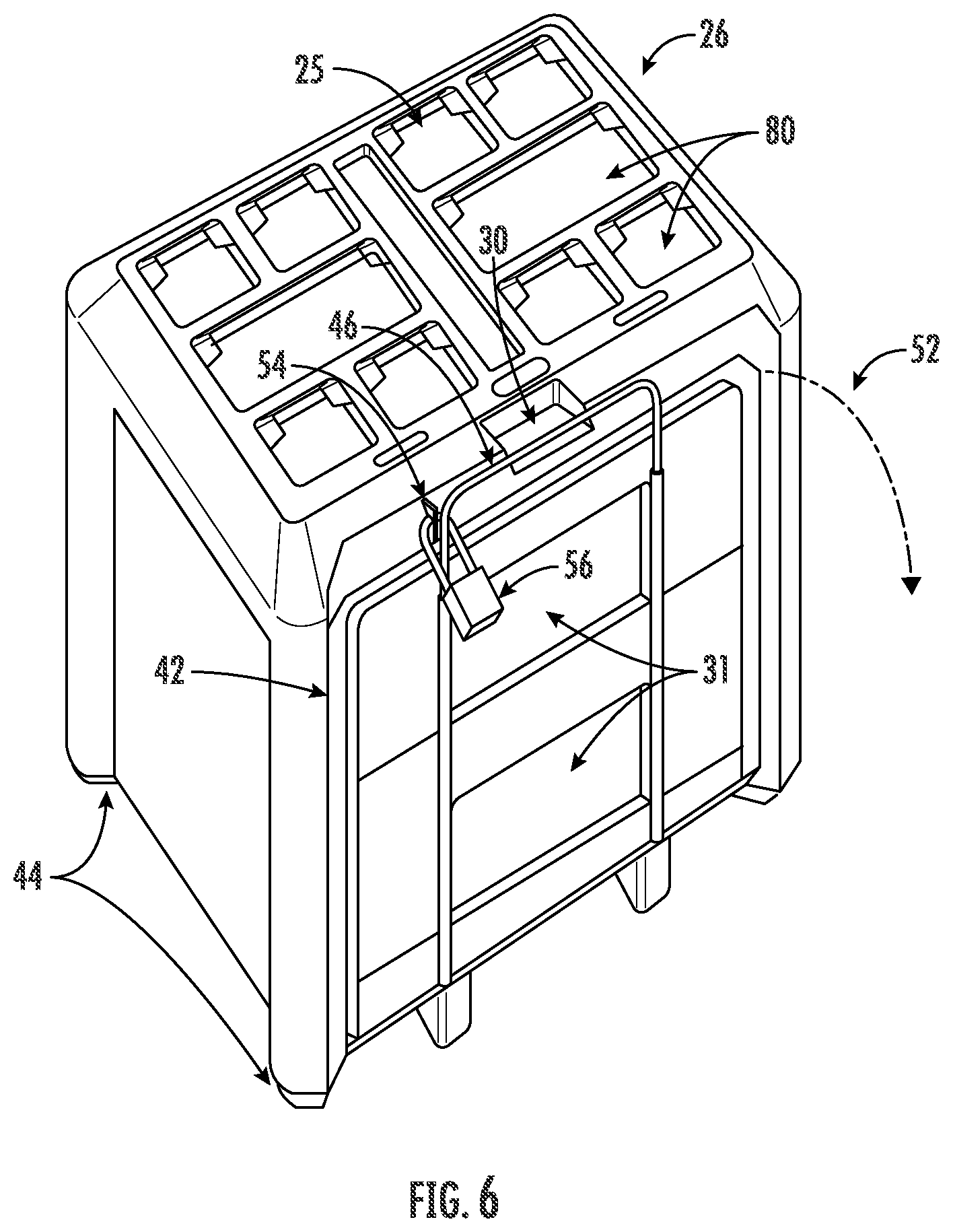 Patent US11780075 Figure 3 – Securing compartments for modular storage