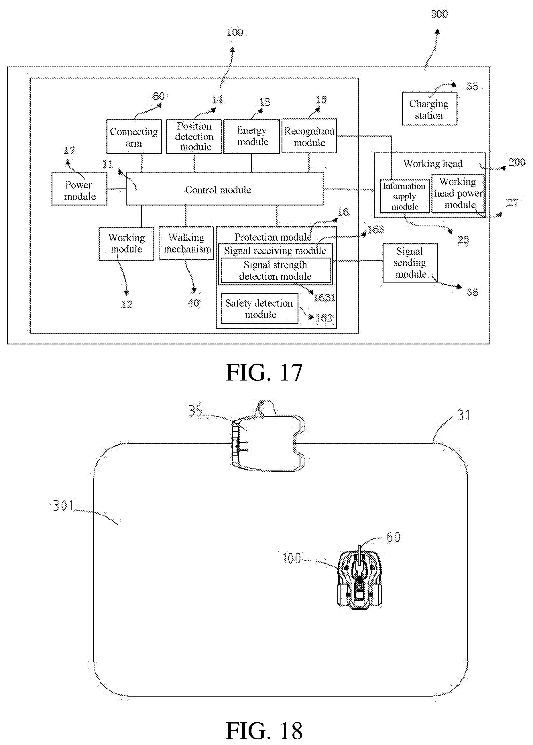 Patent US11780078 Figure 9 – Self-moving device and automatic working system thereof