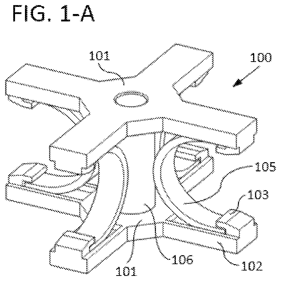 Patent US11780079 Figure 1 – Flexible structure, particularly for applications in robotics and orthopedics