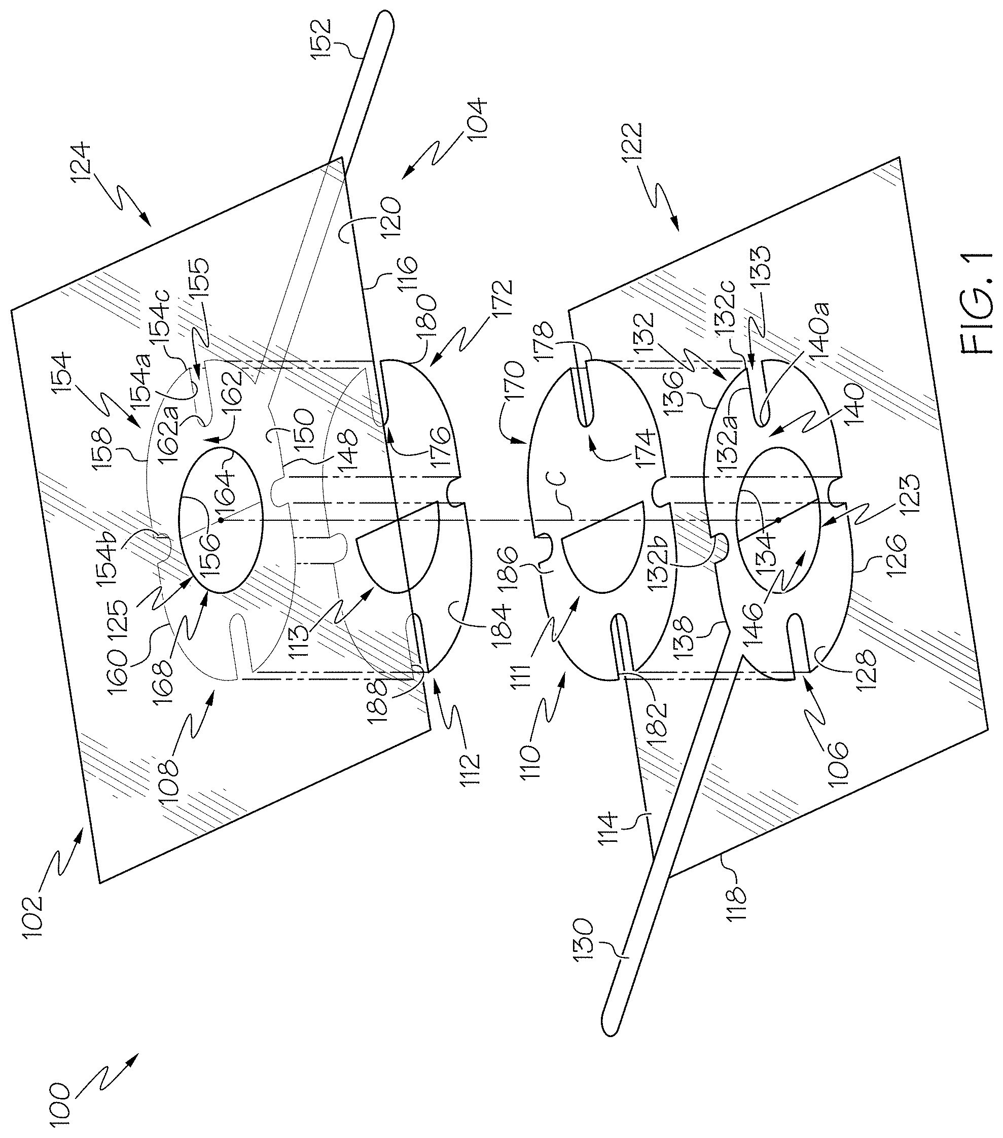 Patent US11780082 — Artificial muscles comprising a pass through opening and artificial muscle assemblies including same — Figure 1