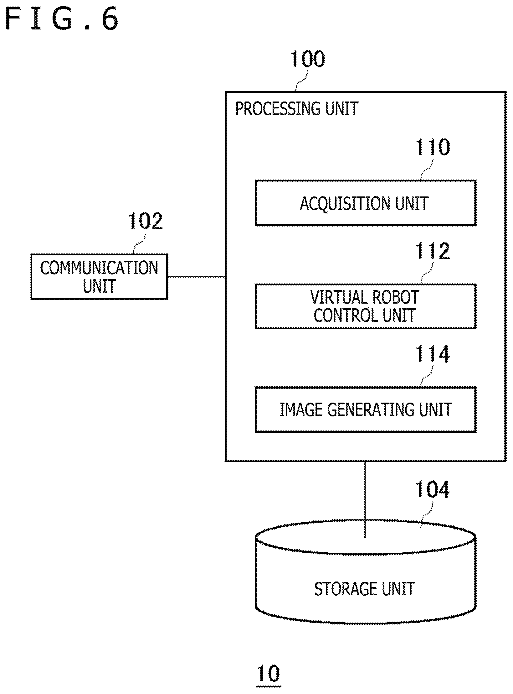 Patent US11780084 Figure 5 – Robotic device, control method for robotic device, and program