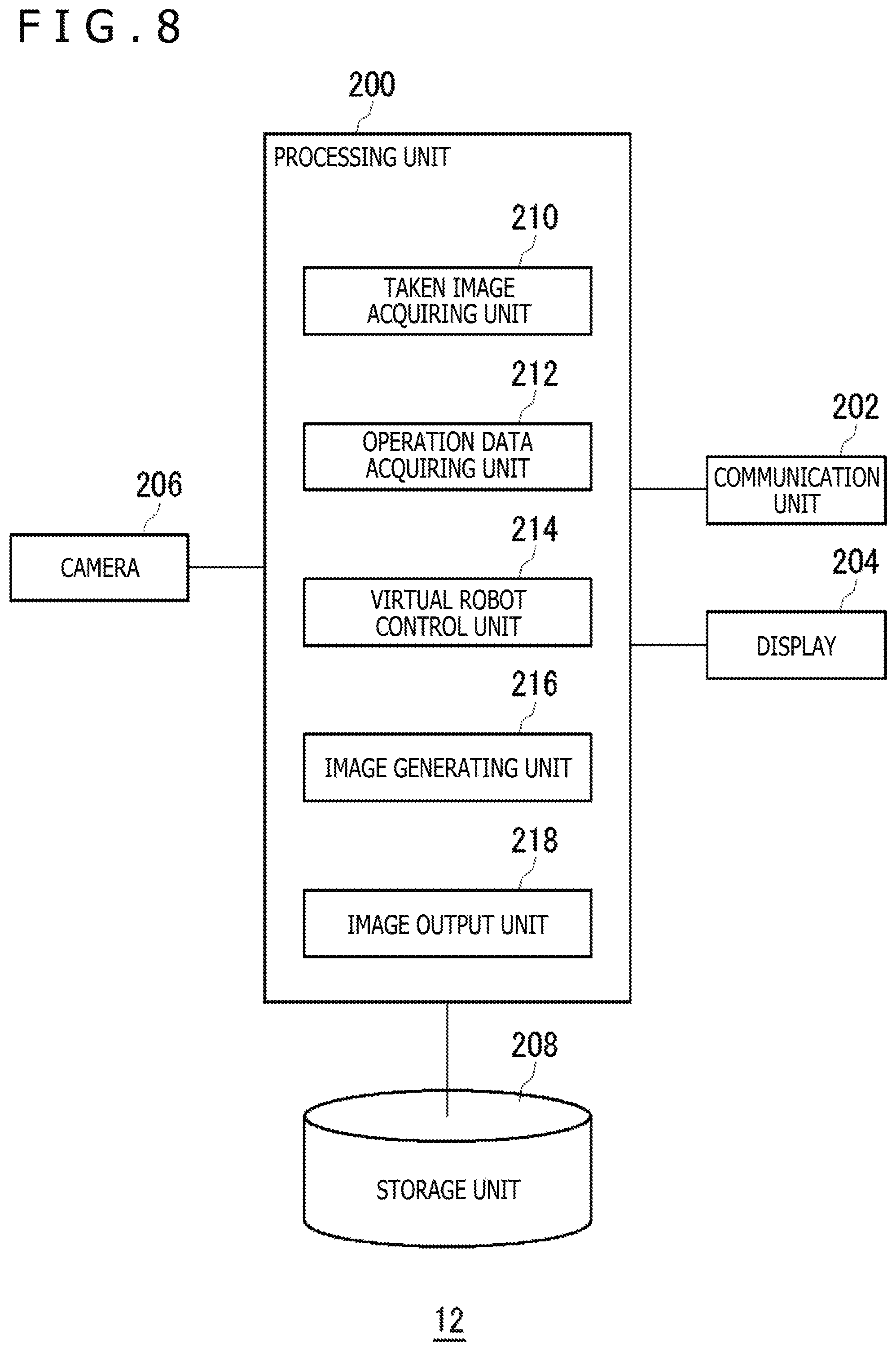 Patent US11780084 Figure 7 – Robotic device, control method for robotic device, and program