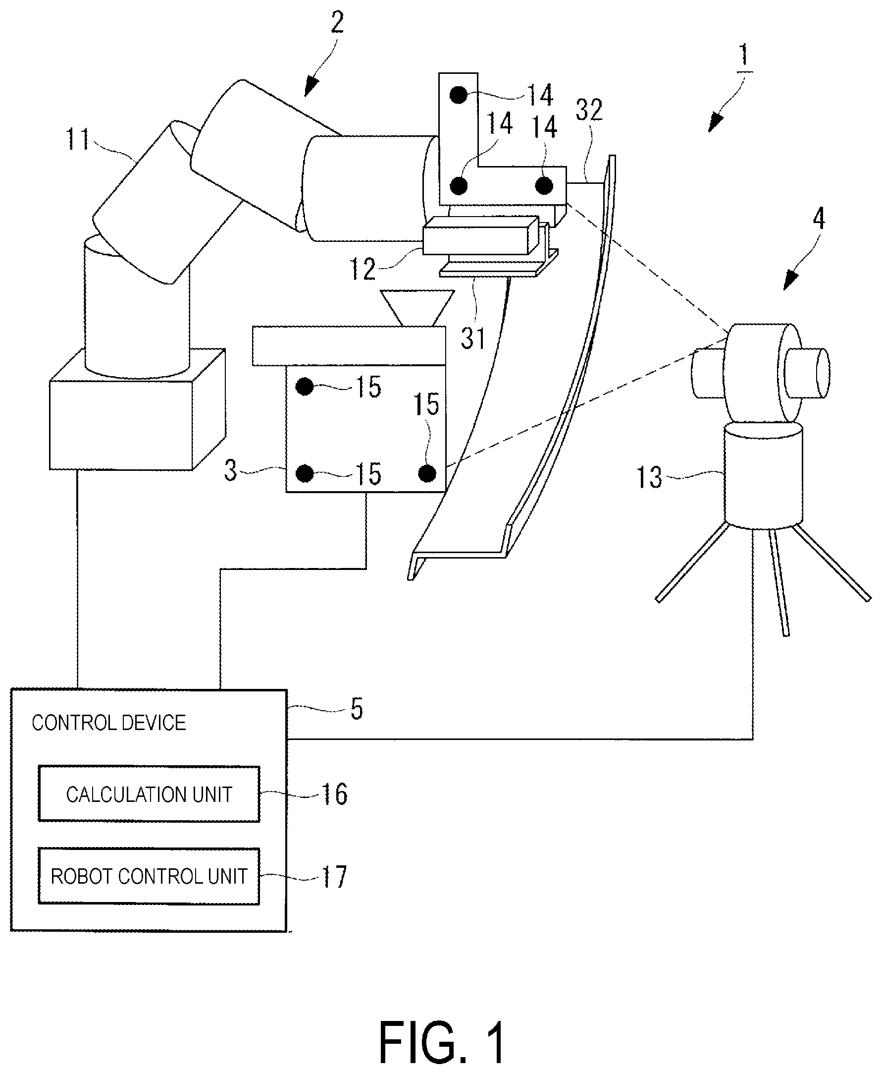 Patent US11780091 Figure 1 – Robot control system and robot control method