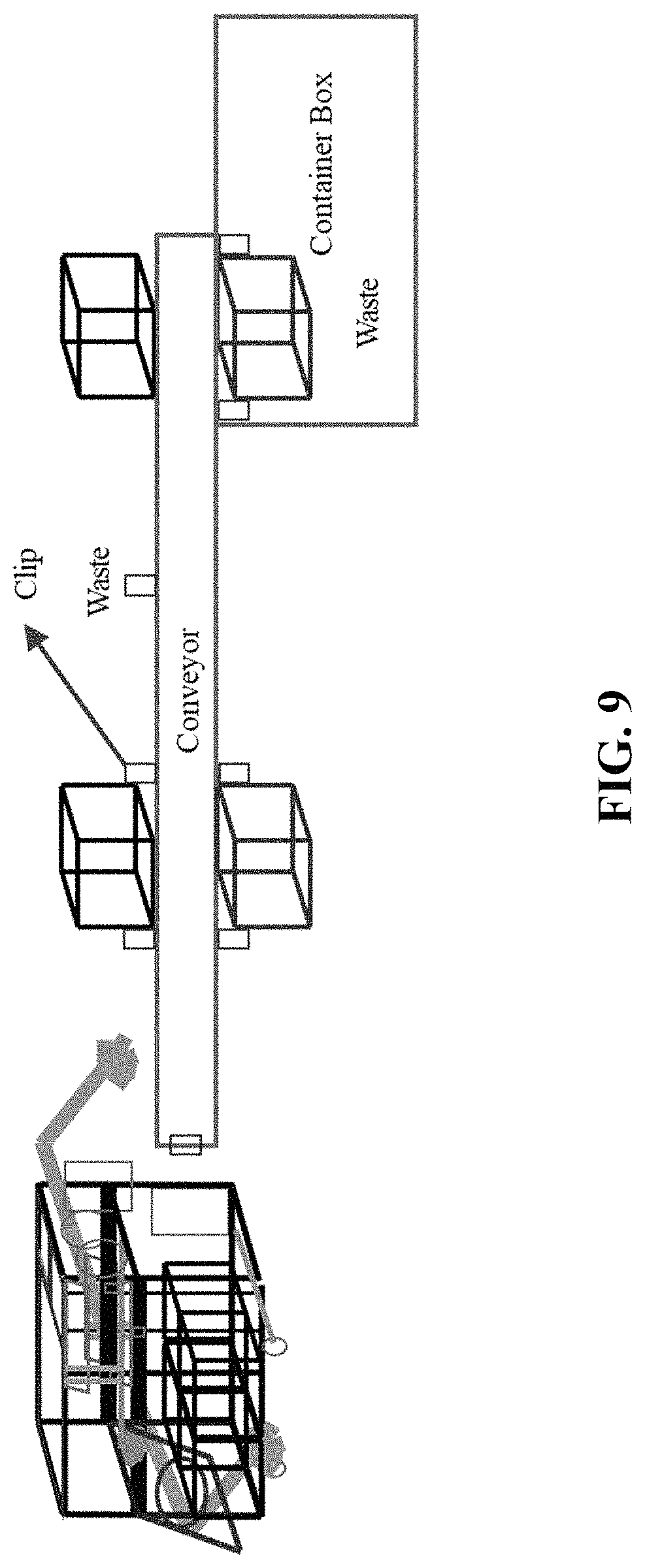 Patent US11780094 Figure 9 – AI integrated system for optimizing waste management by self-guided robot