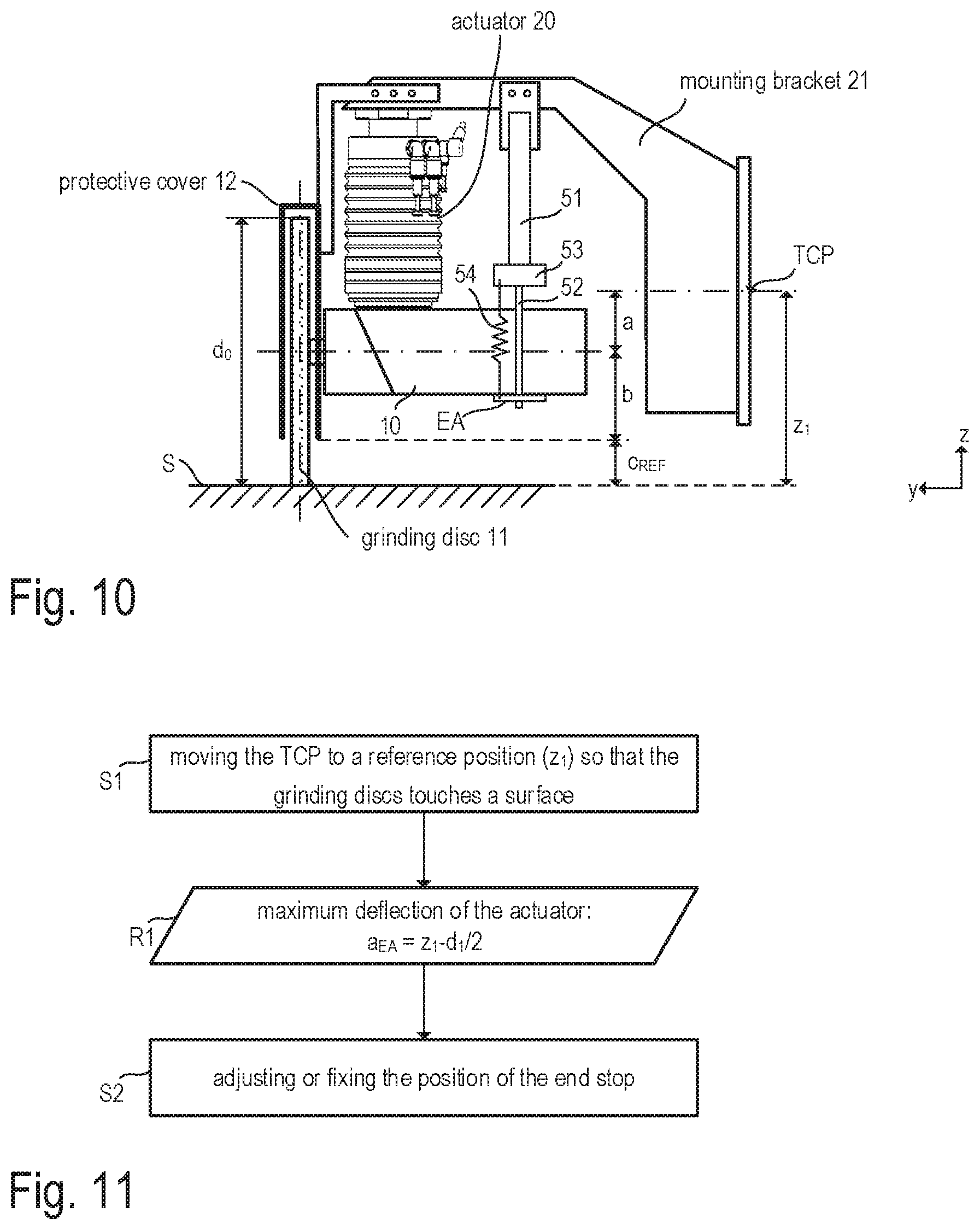 Patent US11780099 Figure 7 – Robot-aided grinding apparatus