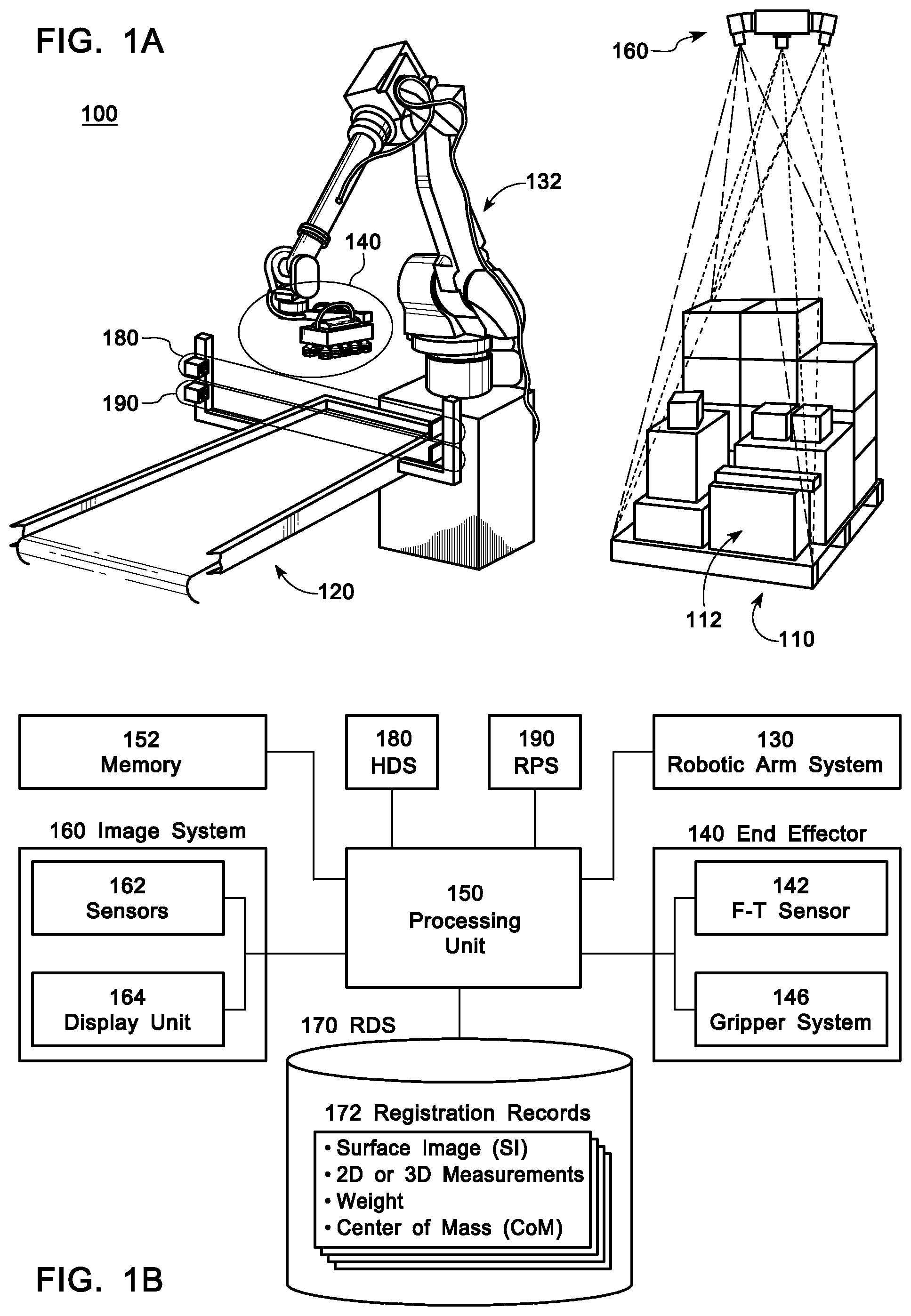 Patent US11780101 Figure 1 – Automated package registration systems, devices, and methods