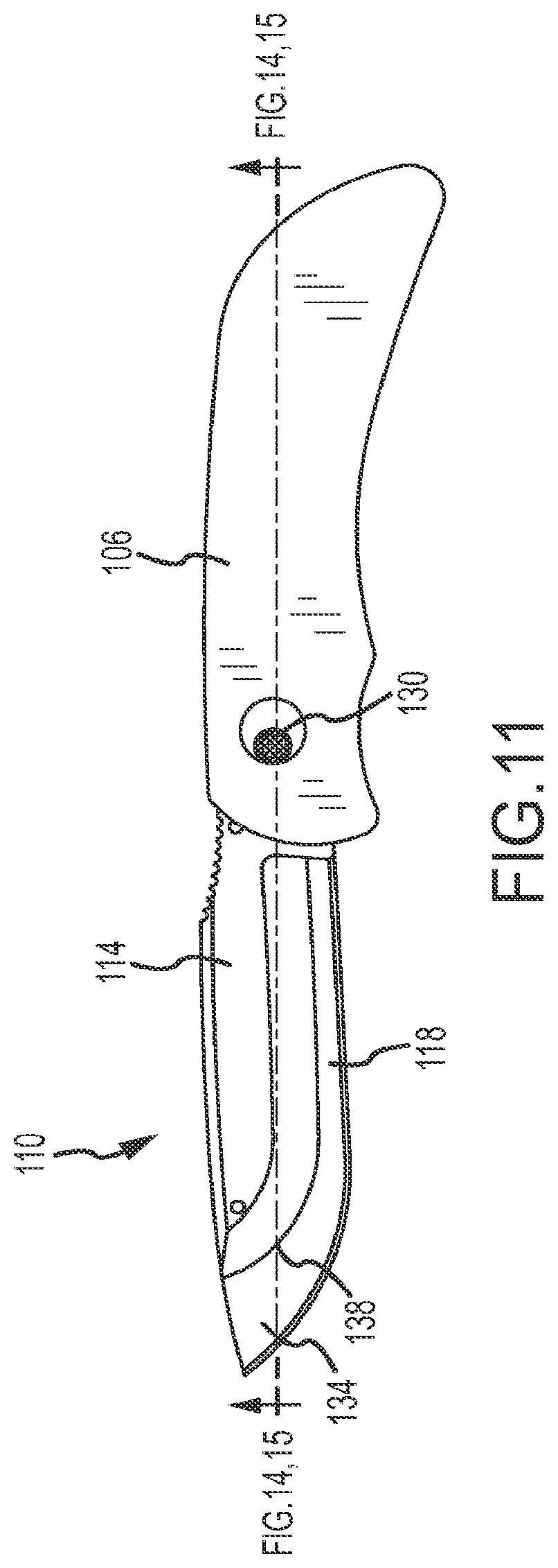 Patent US11780102 Figure 9 – Folding knife with replaceable blade